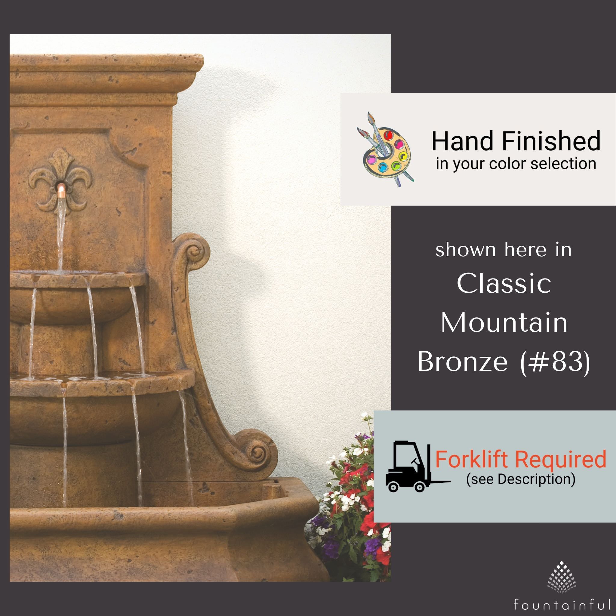 Grandessa Wall Fountain - Massarellis #3693
