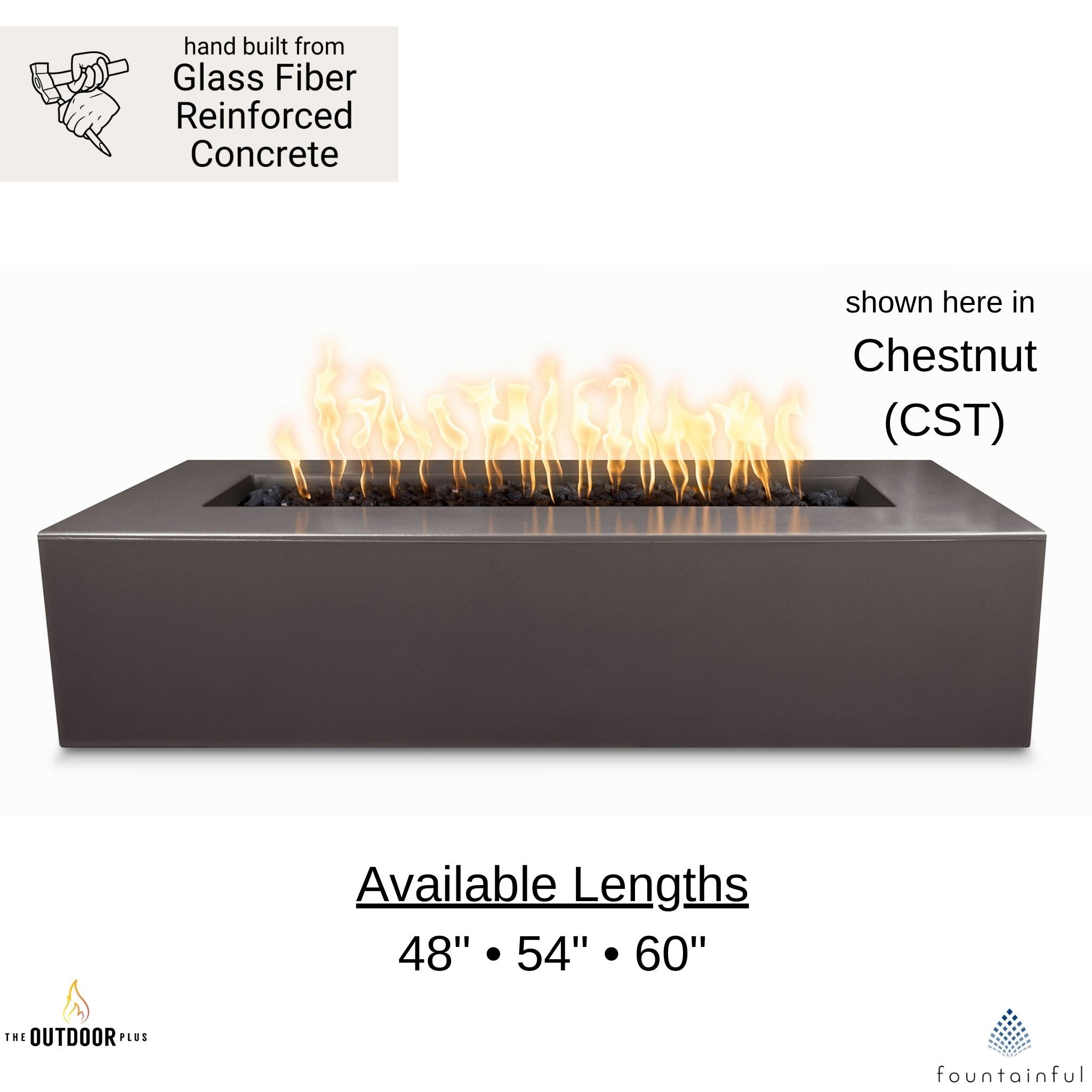 Regal Concrete Gas Fire Pit - The Outdoor Plus