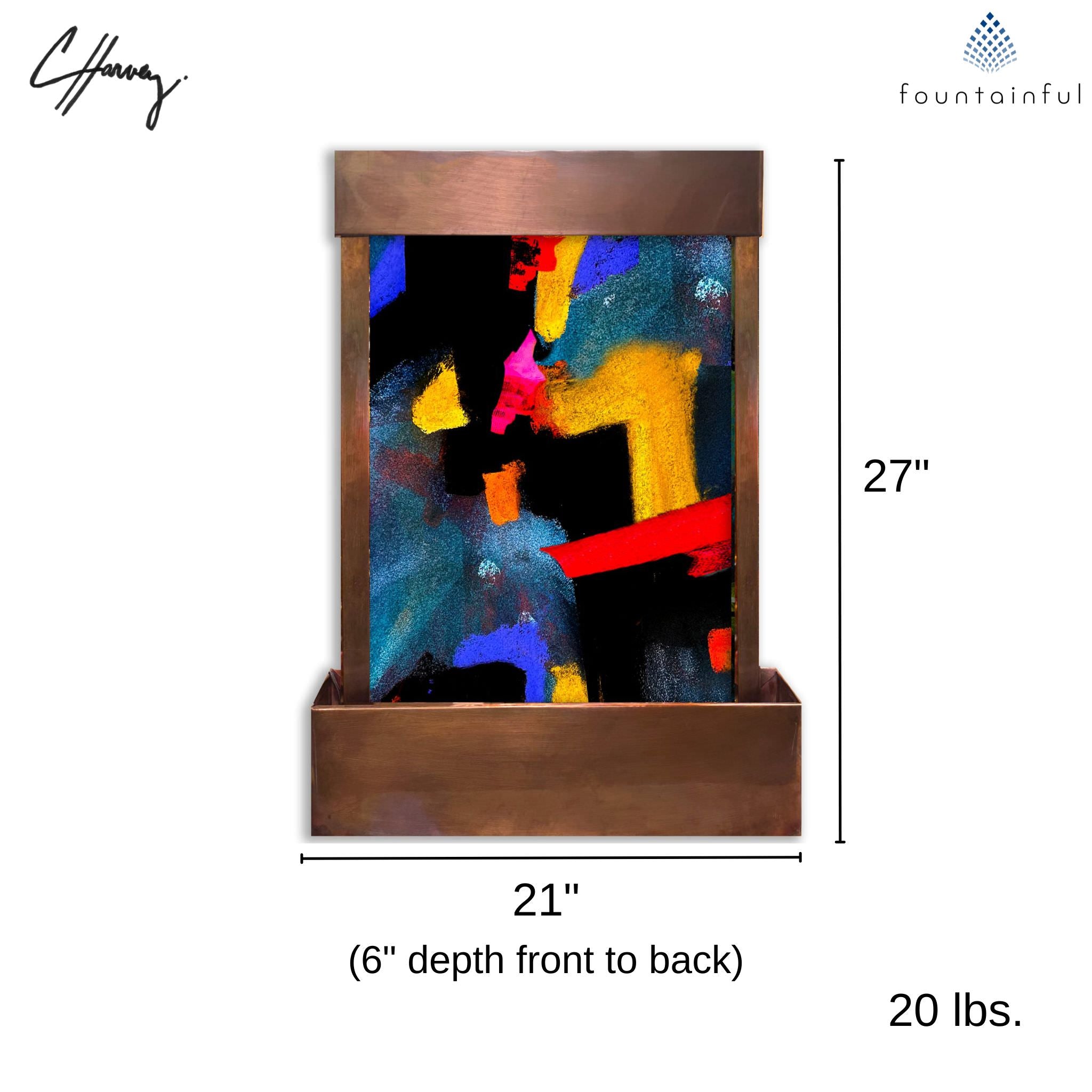 Nocturn Tabletop Artwork Fountain - CHG