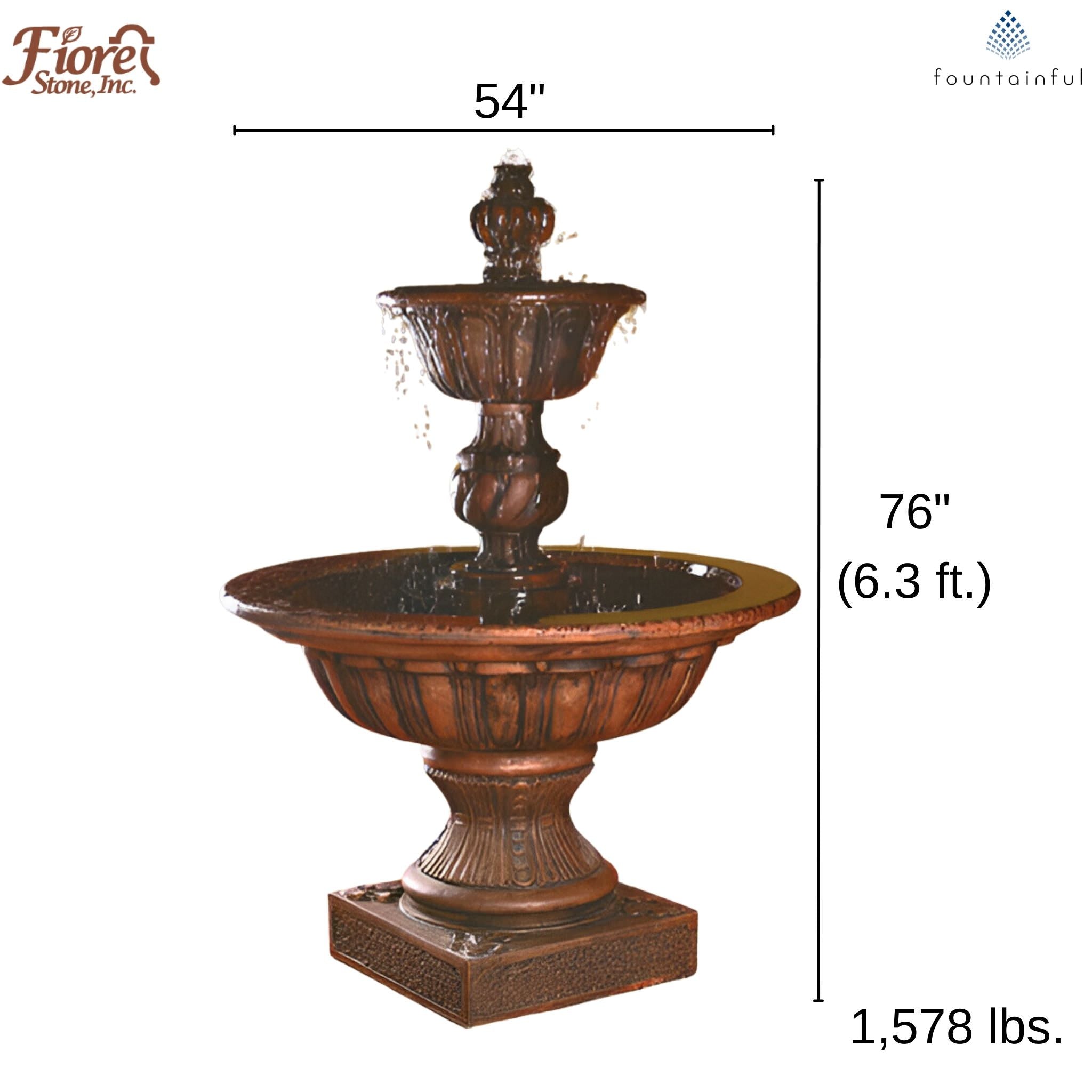 Maggi 2-Tier Garden Fountain - Fiore #AV114