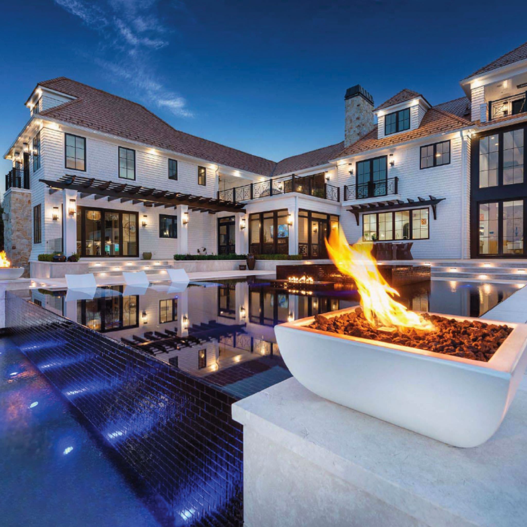 Avalon Concrete Fire Bowl - The Outdoor Plus