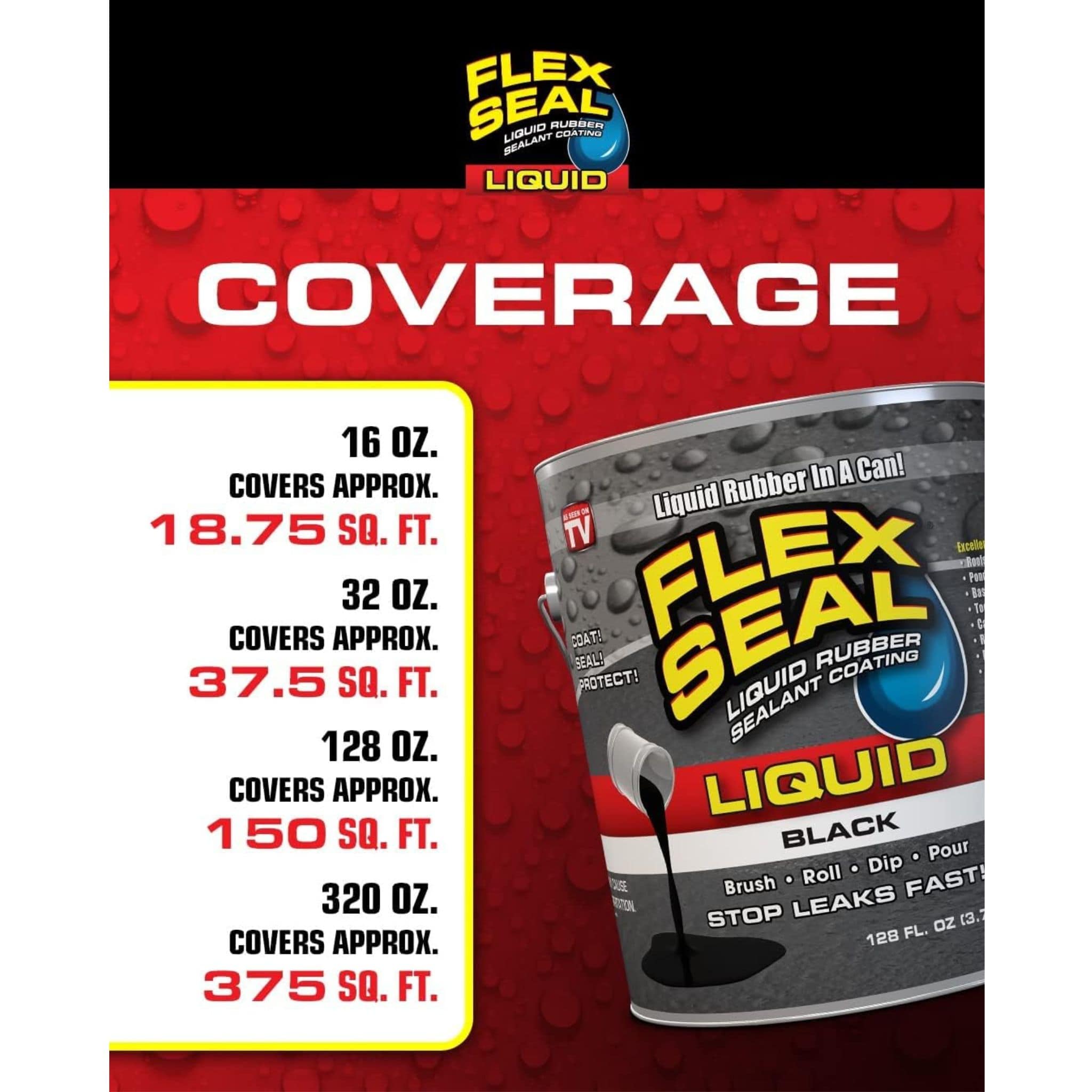 Flex Seal Liquid - 32 oz. Clear Sealant