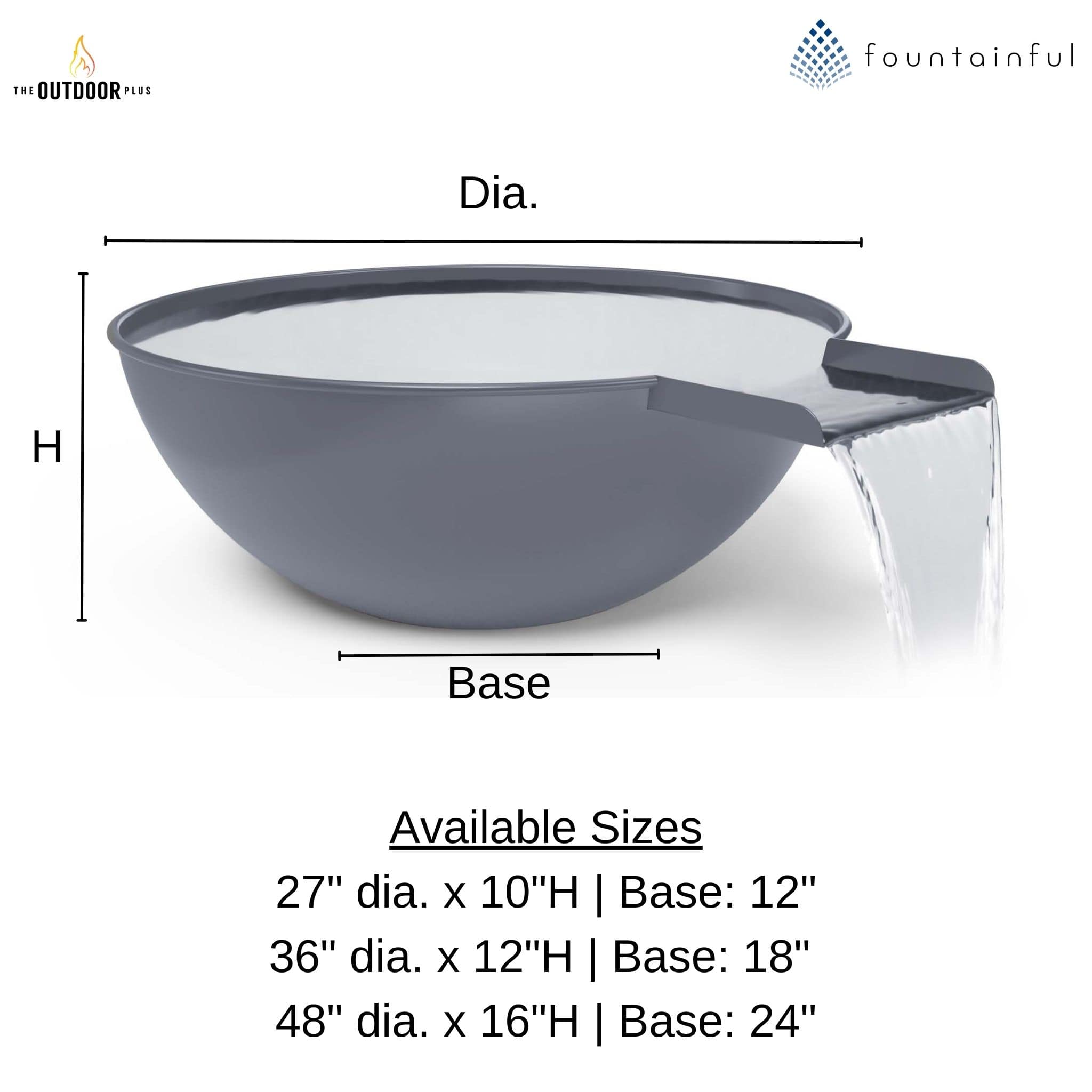 Sedona Metal Water Bowl - The Outdoor Plus