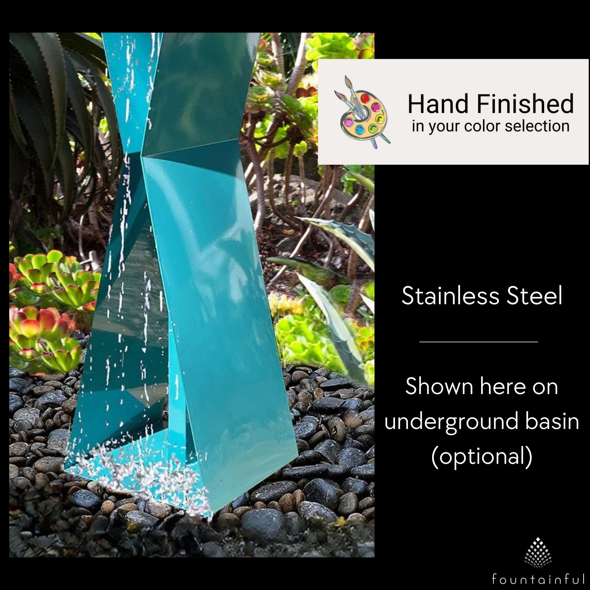 X2 Mini Modern Stainless Steel Fountain