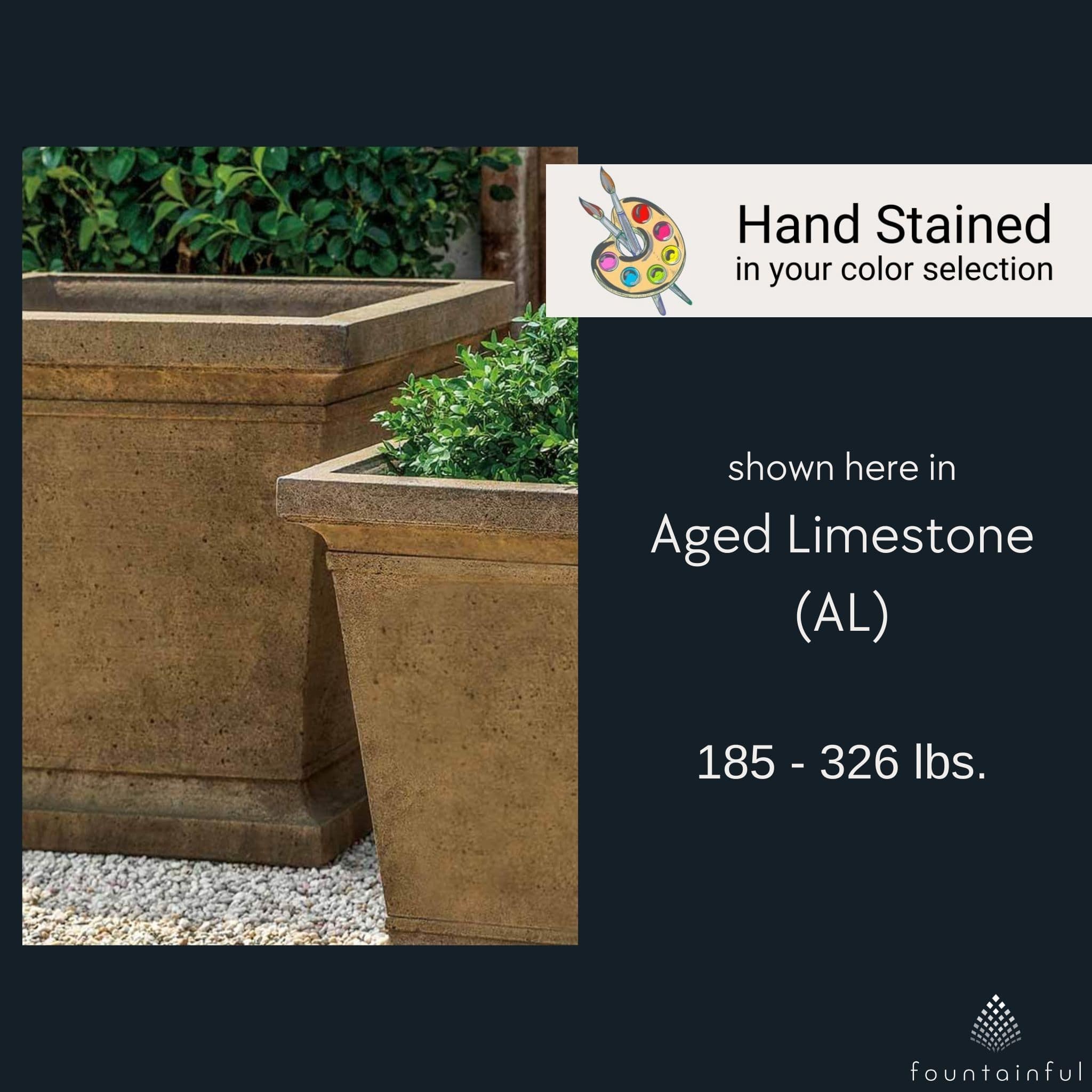 Madison Concrete Box Planters - Campania