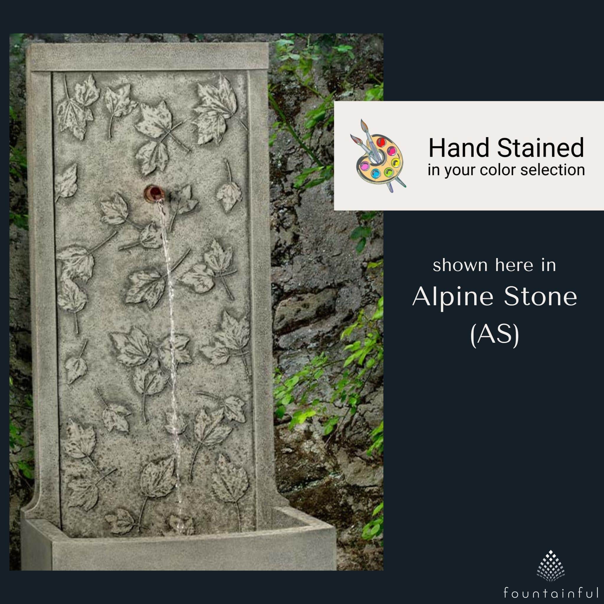 Sugar Hill Concrete Wall Fountain - Campania #FT462