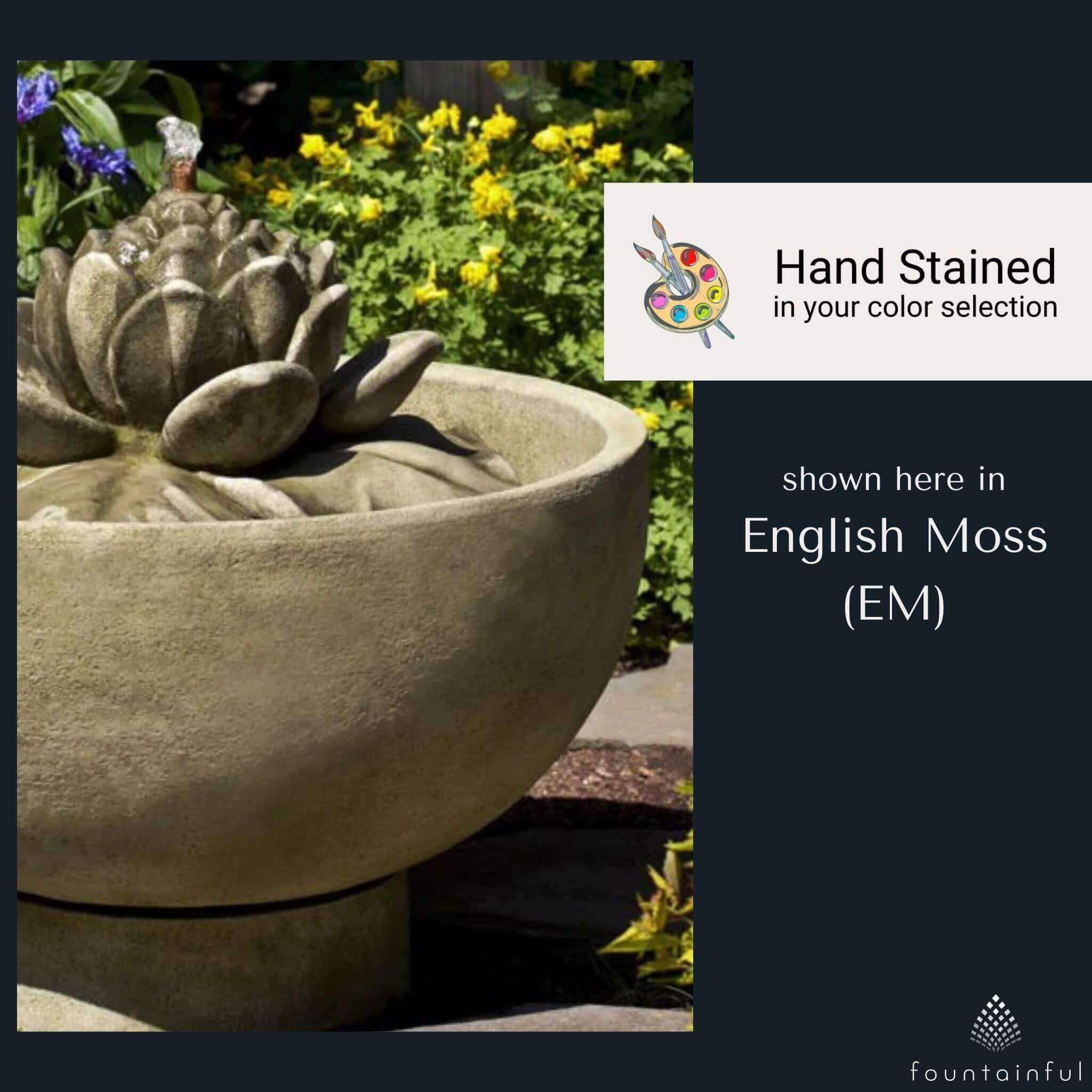 Campania International Smithsonian Lotus Fountain - Thumbnail 5