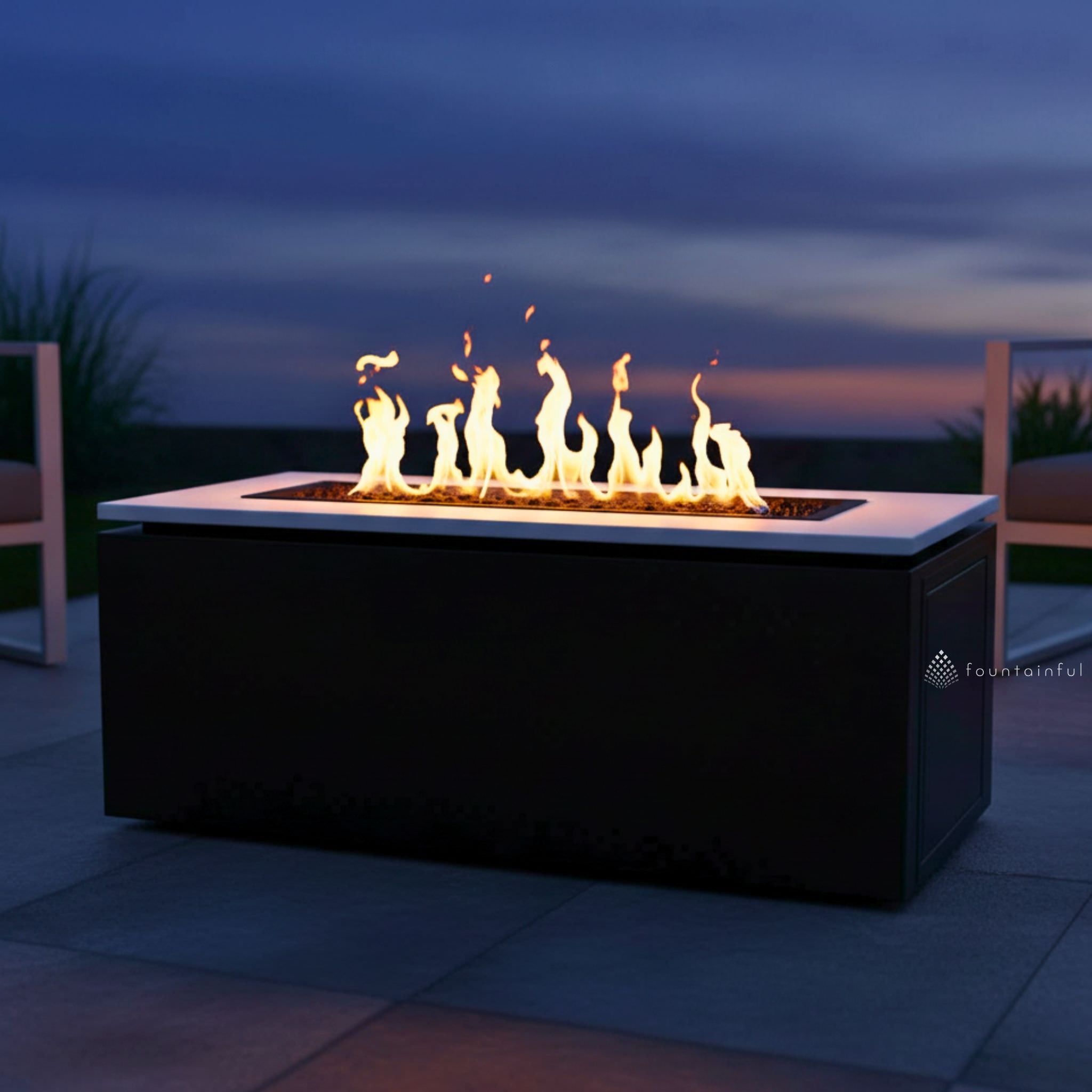 Merona Steel Gas Fire Pit - Outdoor Plus