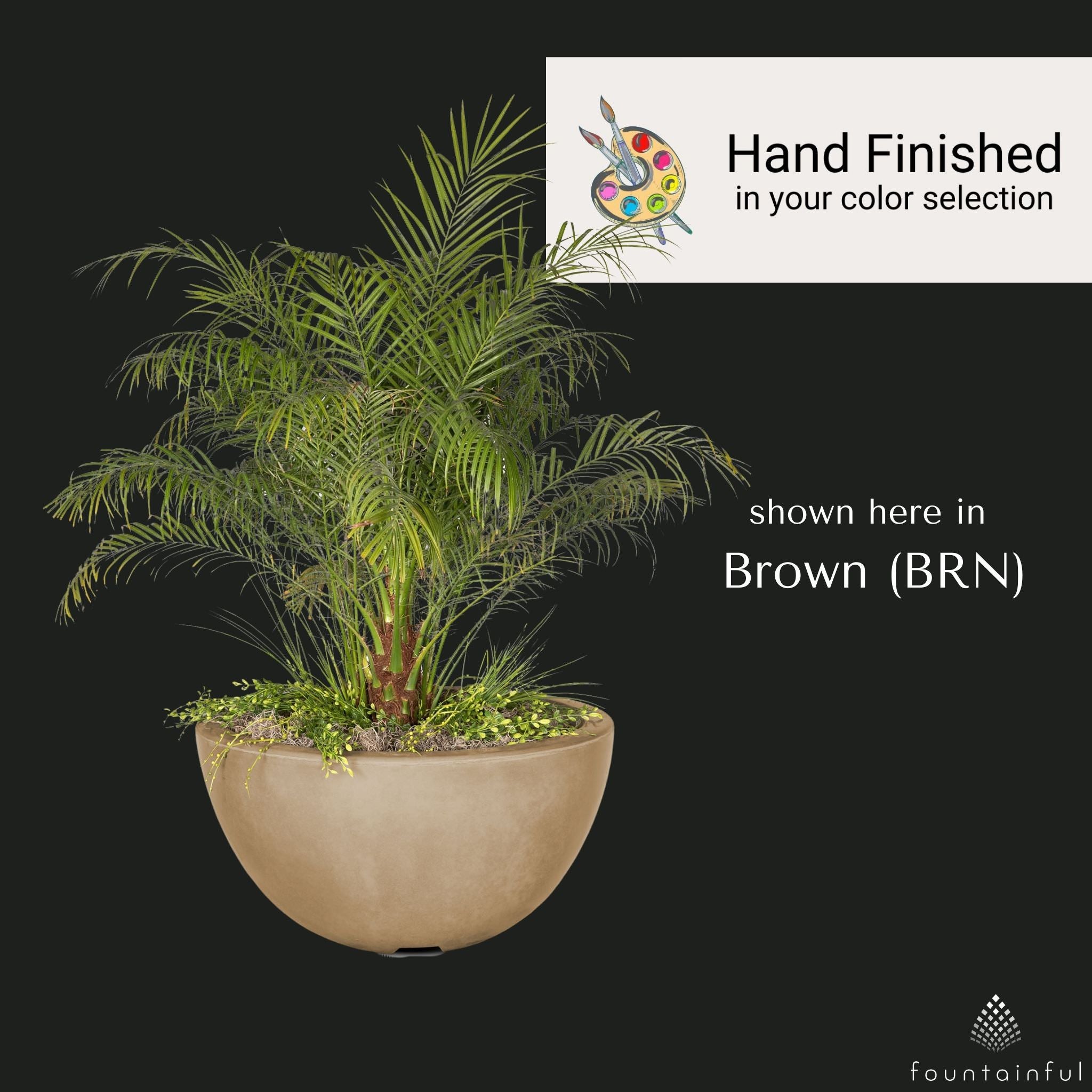 The Outdoor Plus Luna Planter Bowl - Thumbnail 2