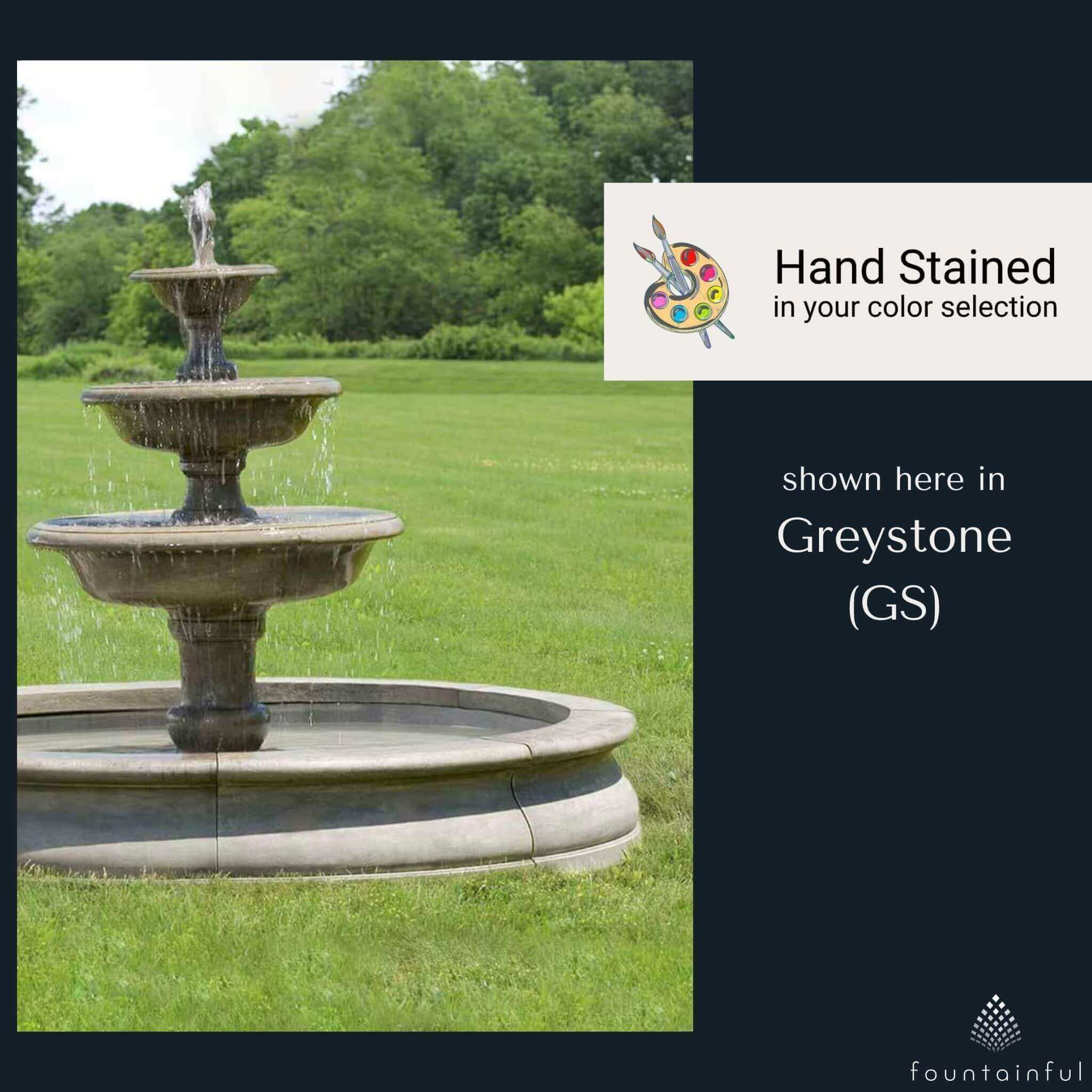 Newport 3-Tier Concrete Fountain - Thumbnail 2