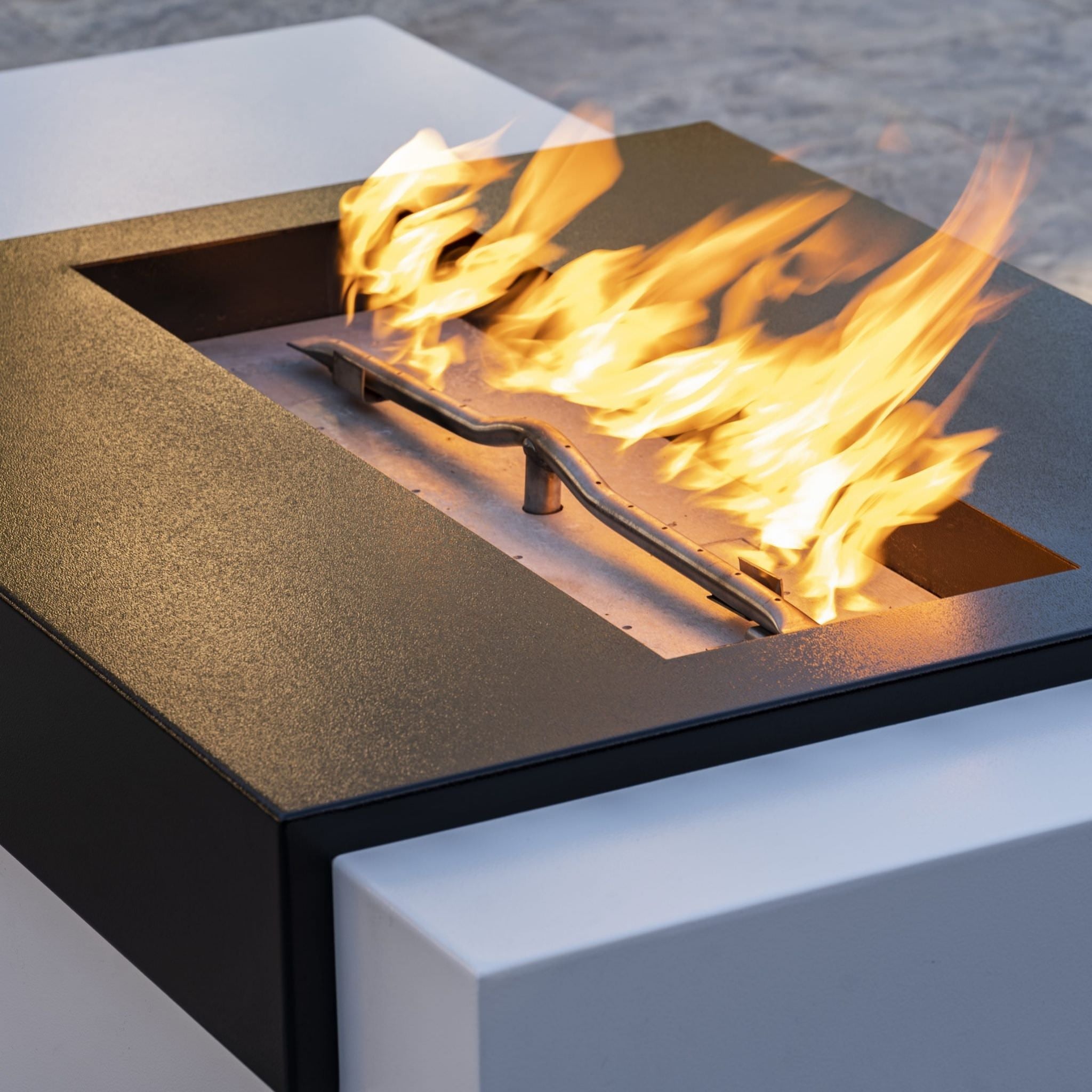 Moonstone Steel Gas Fire Pit - Outdoor Plus