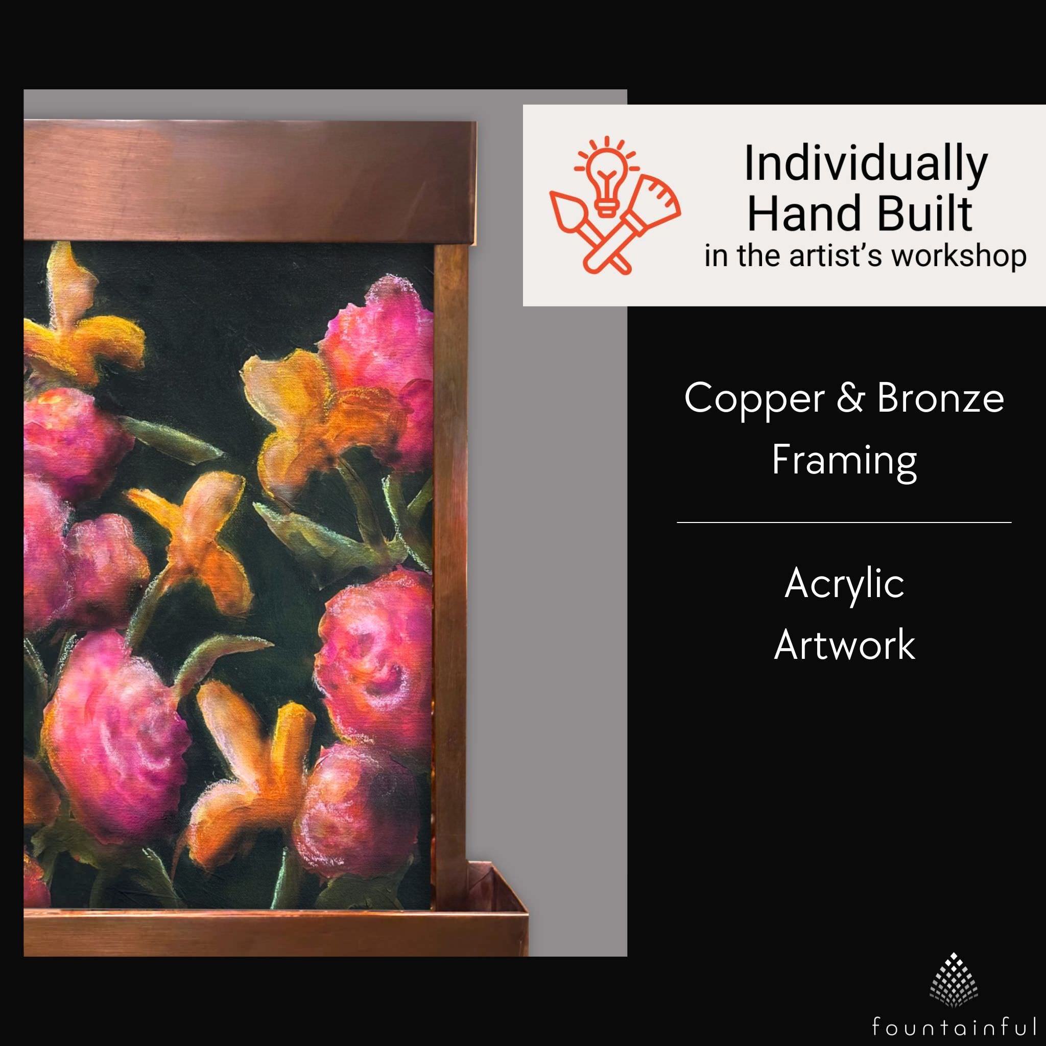 Velvet Bloom Tabletop Fountain - CHG