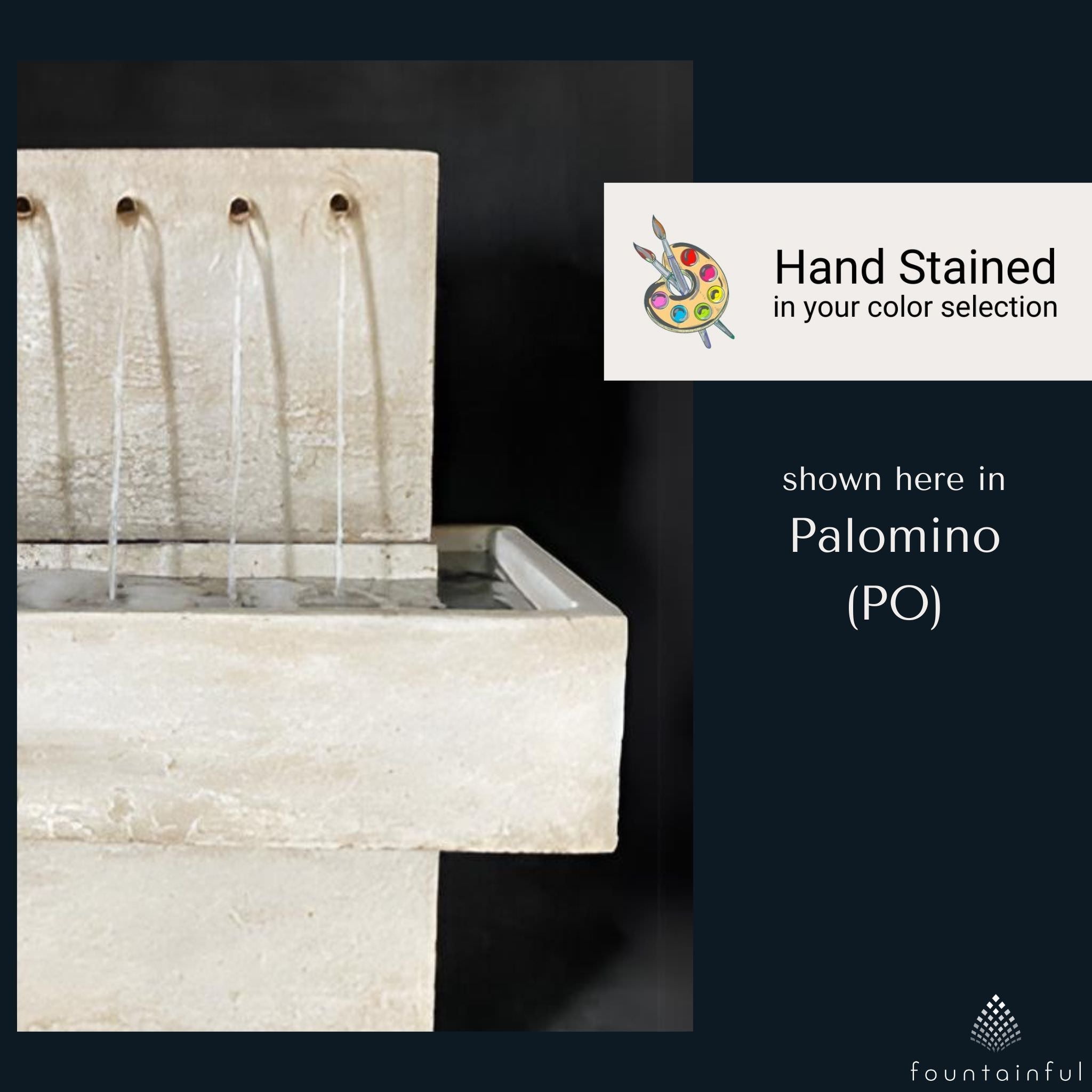 Mystic Streams Concrete Wall Fountain - Fiore Stone