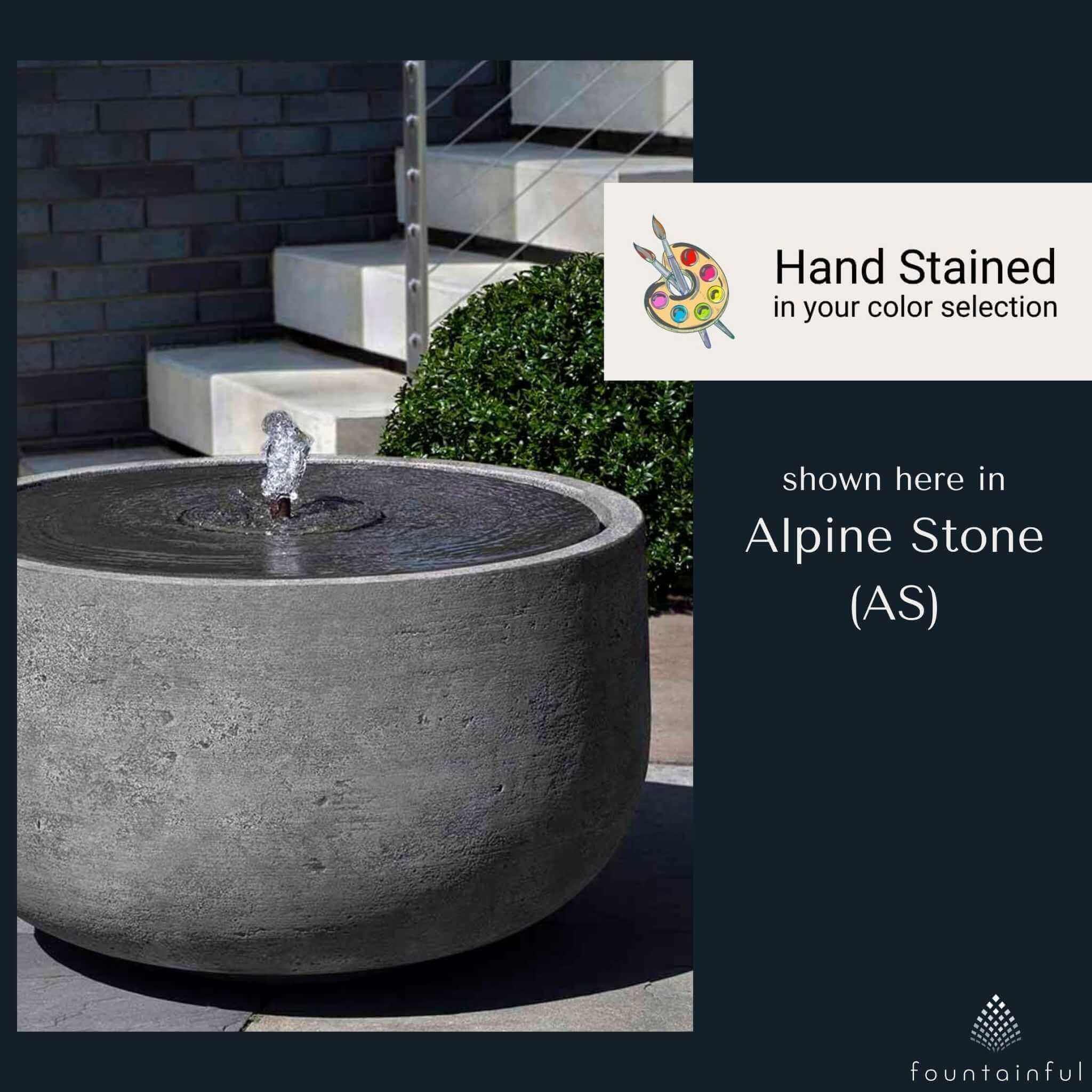 Echo Park Concrete Bowl Fountain - Campania
