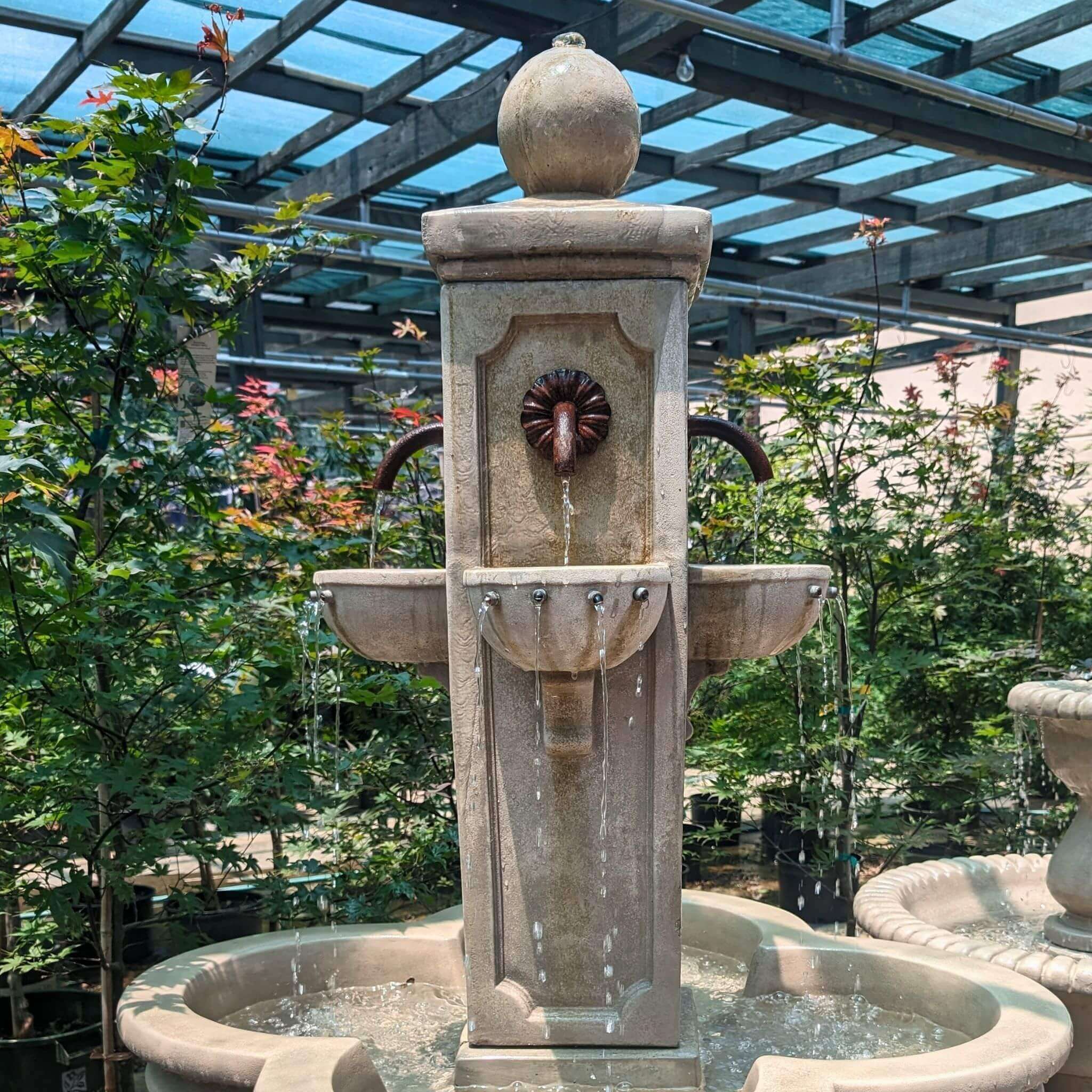 Catalina Terrace Concrete Fountain - Giannini Garden Ornaments