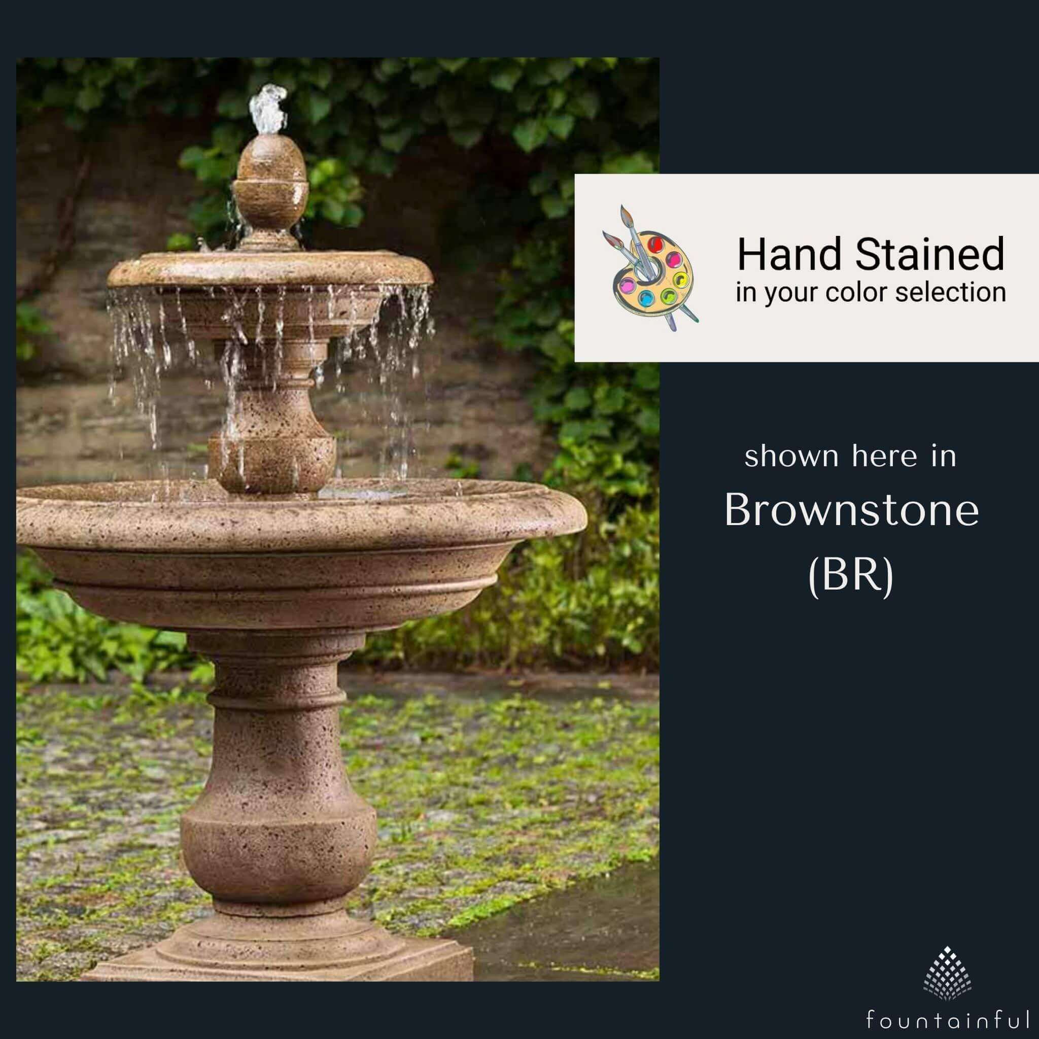 Caterina 2-Tier Concrete Fountain - Thumbnail 4