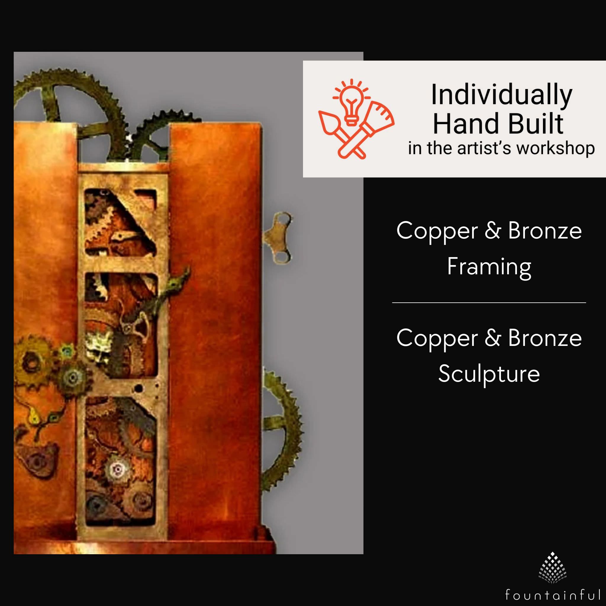 Da Vinci Decoder Sculpture Wall Fountain - CHG