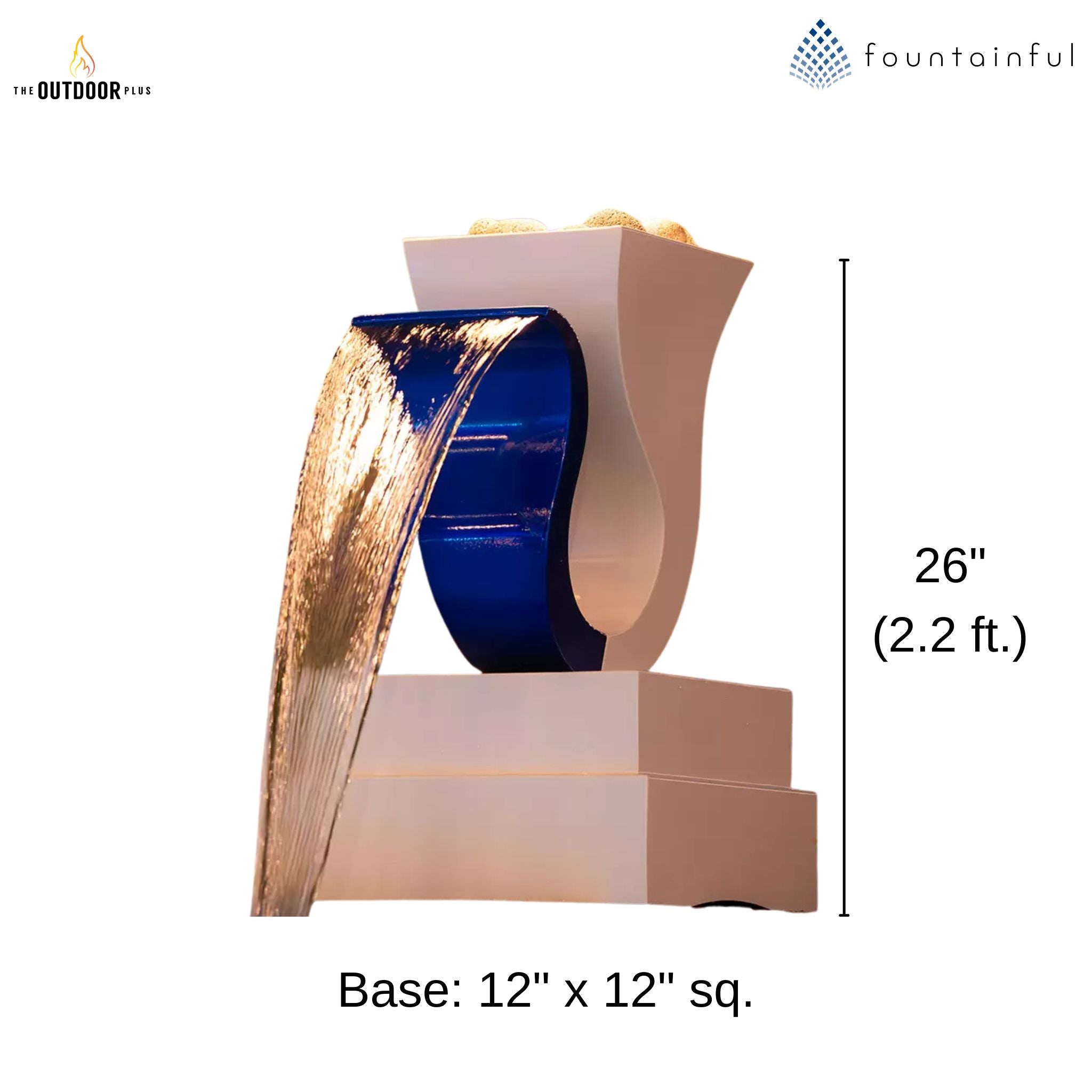 Designer Series #14 Fire & Water Feature - The Outdoor Plus