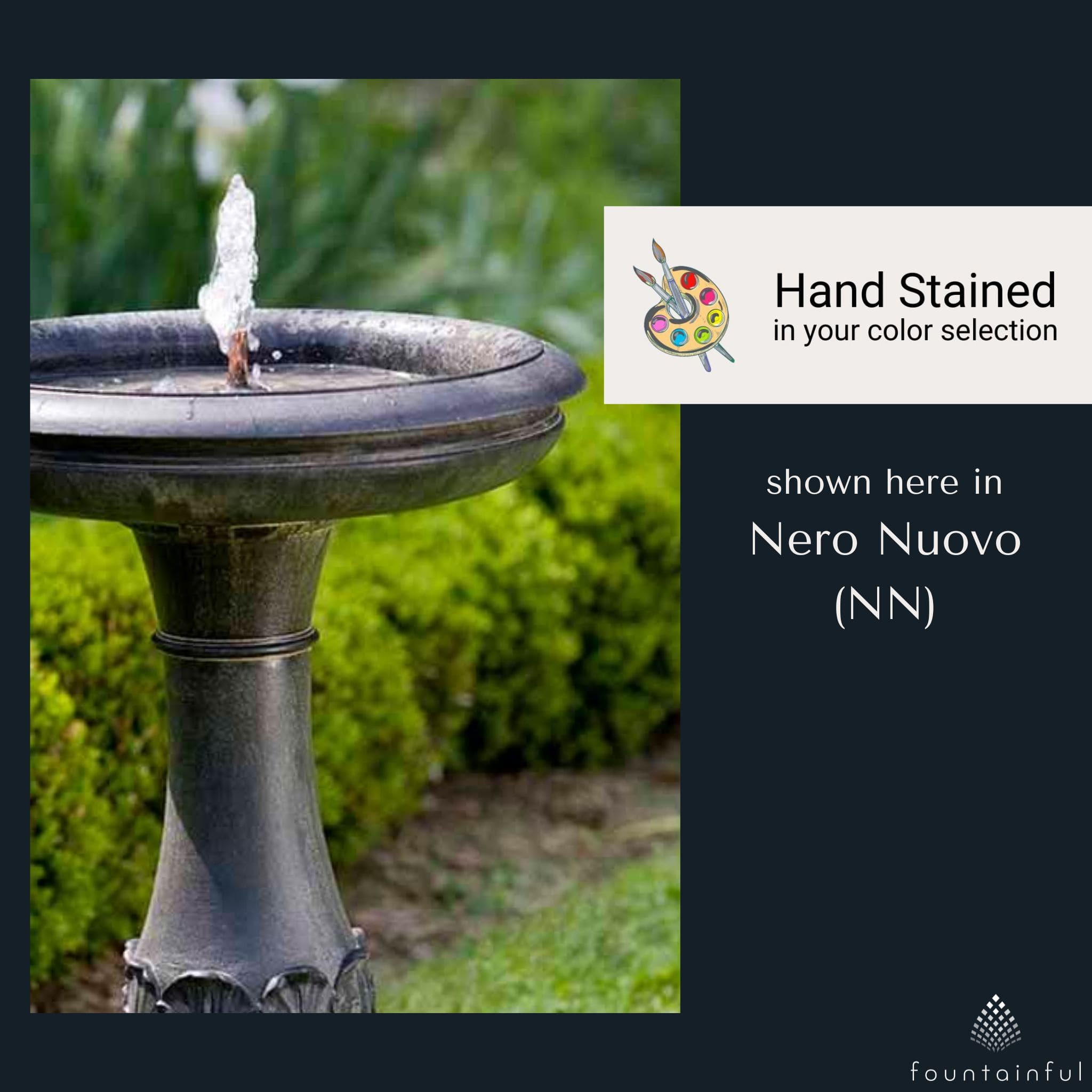 Chatsworth Concrete Pedestal Fountain - Campania #FT141