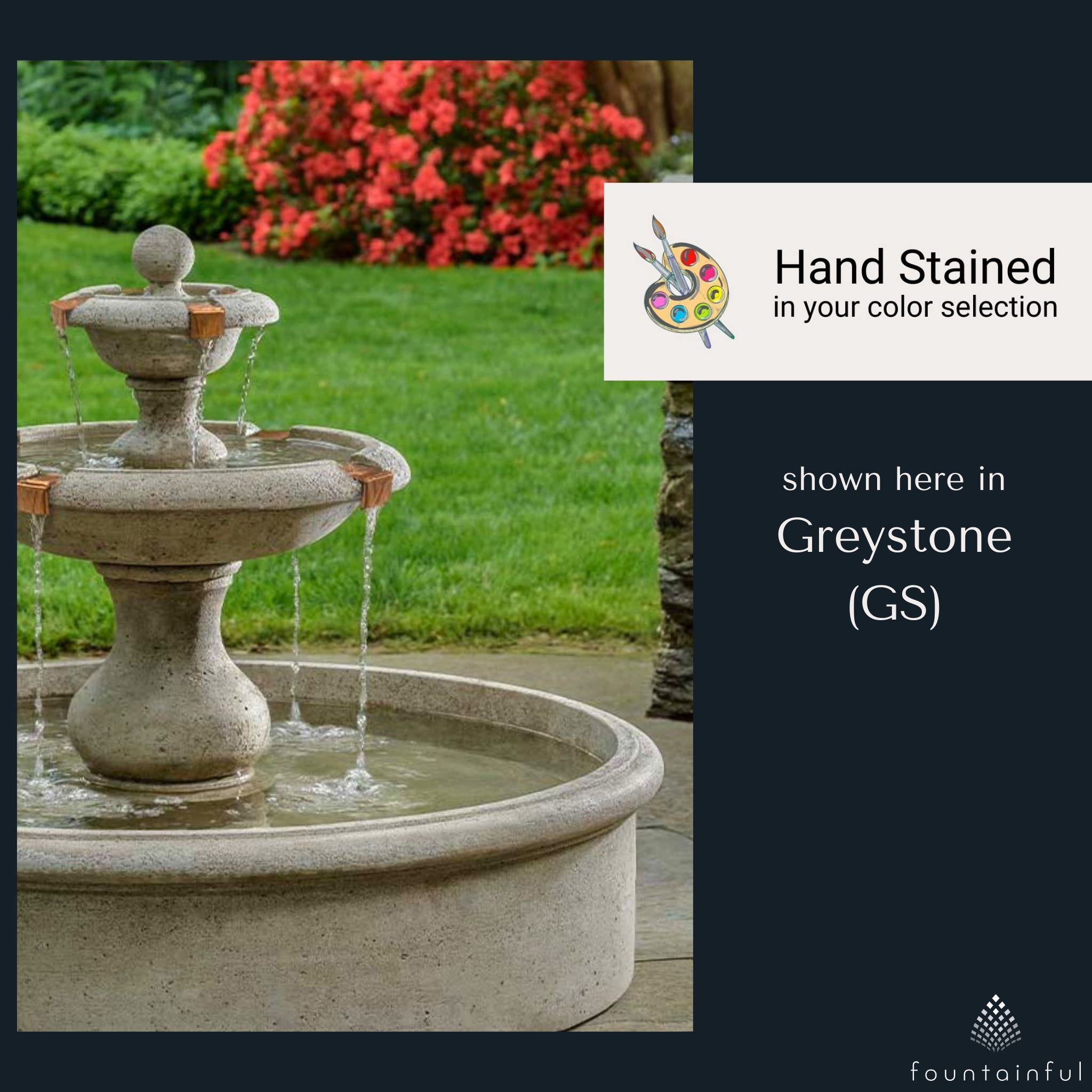 Parc 2-Tier Concrete Pond Fountain - Thumbnail 4