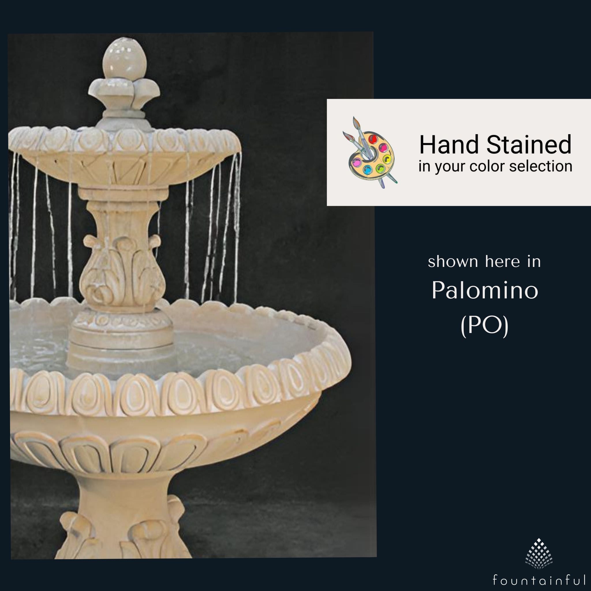 Fiore Stone Fountain - Thumbnail 3