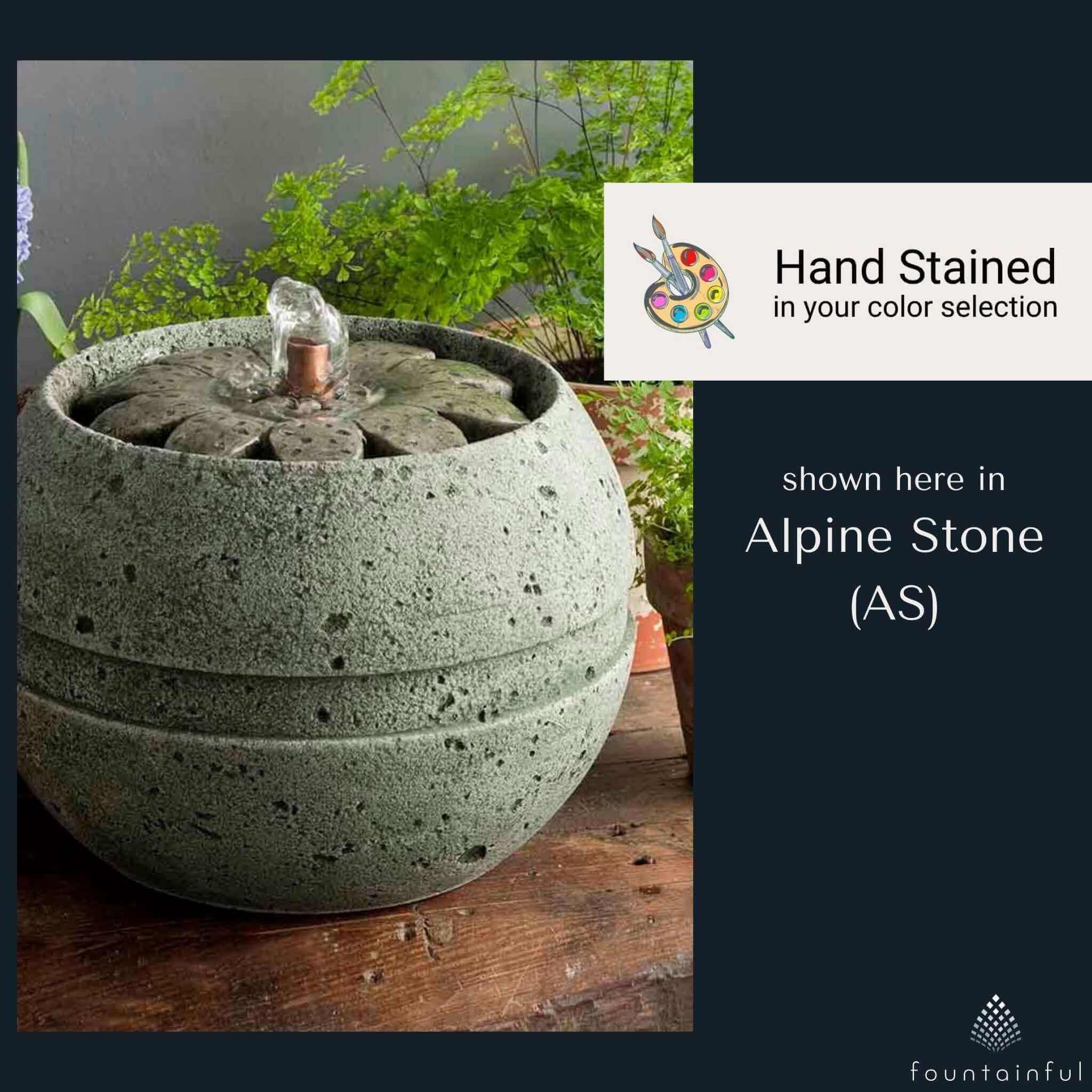 Rosette M-Series Concrete Fountain - Campania