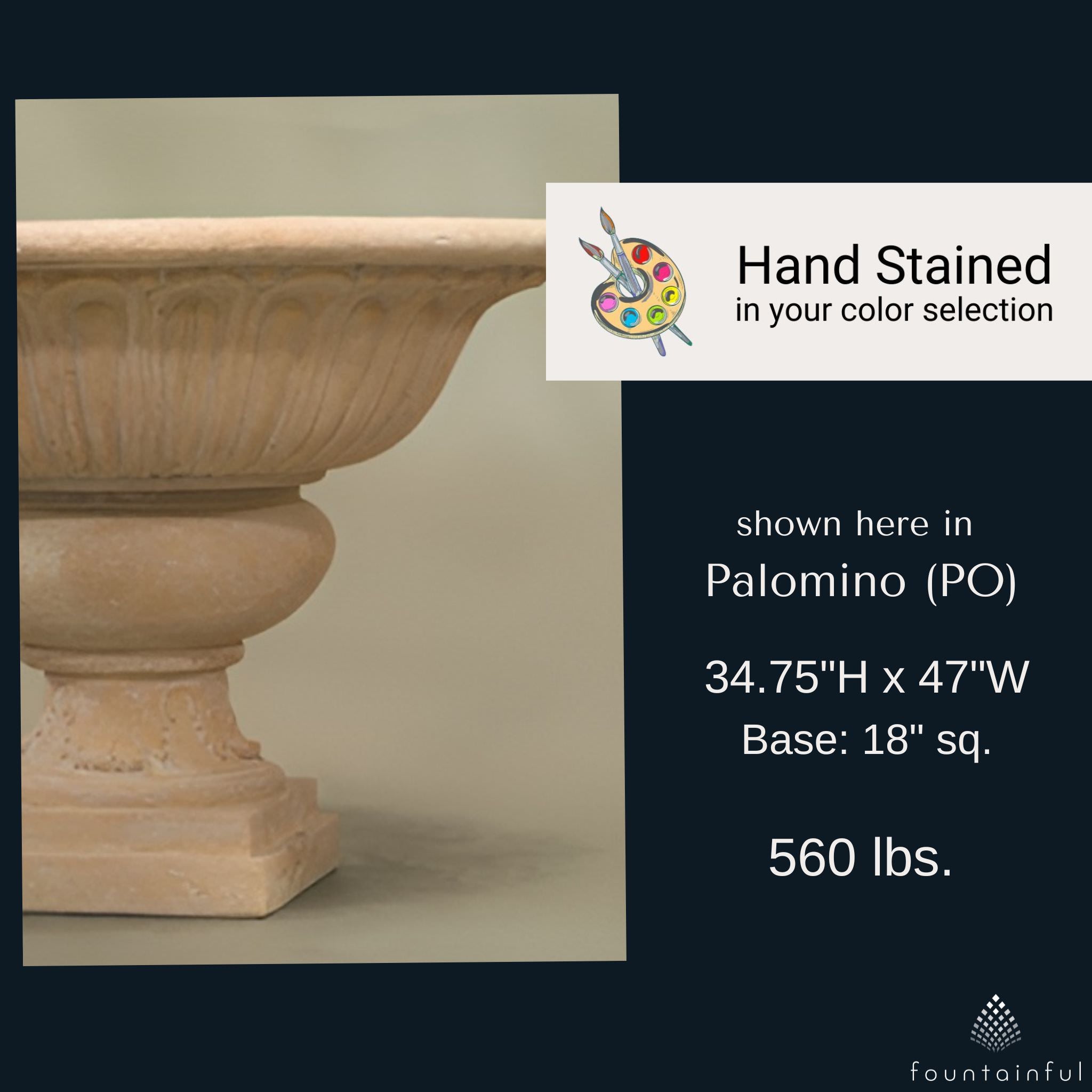 Formal Garden XL Concrete Planter - Fiore #309