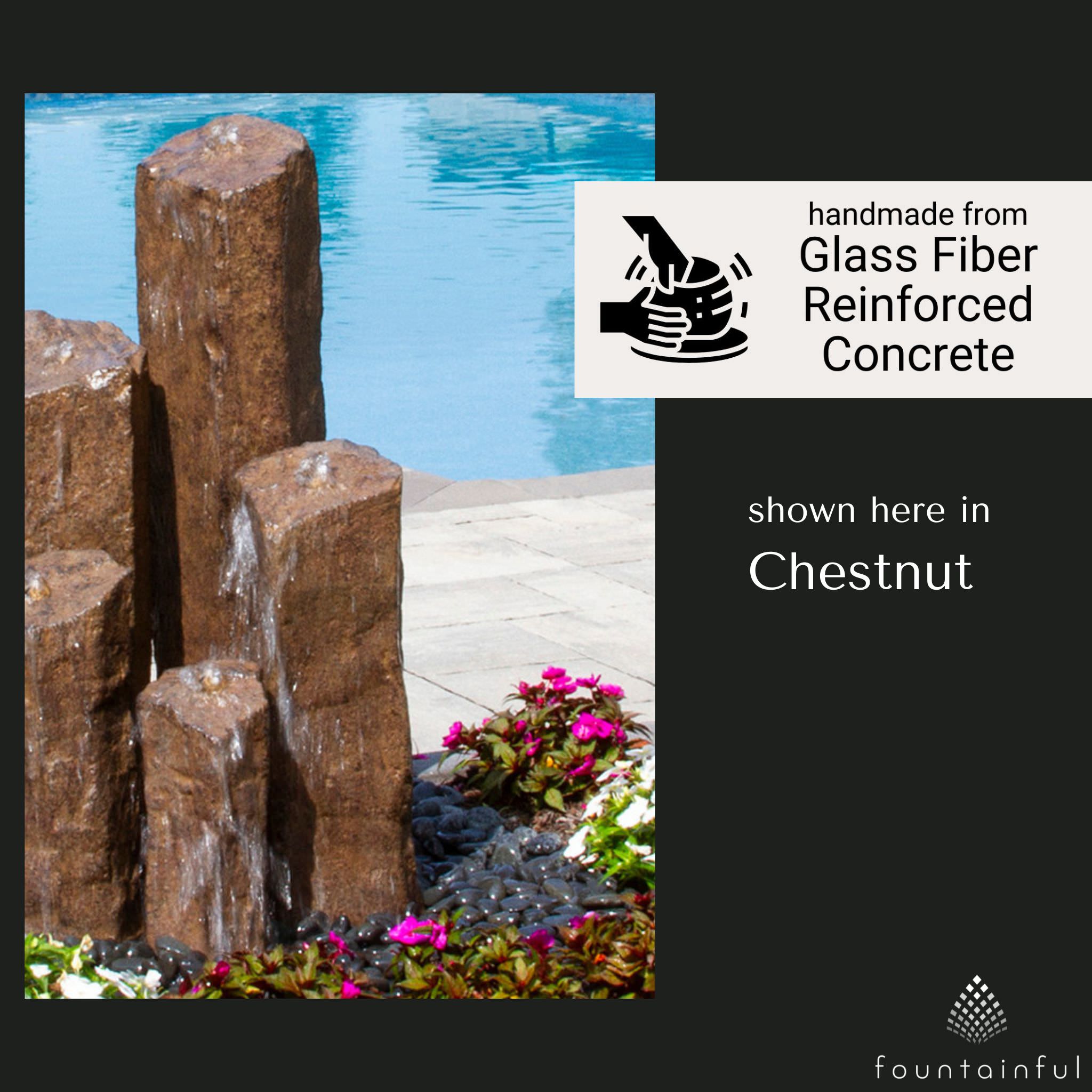 Blue Thumb Basalt Boulder Fountain Kit - Thumbnail 2