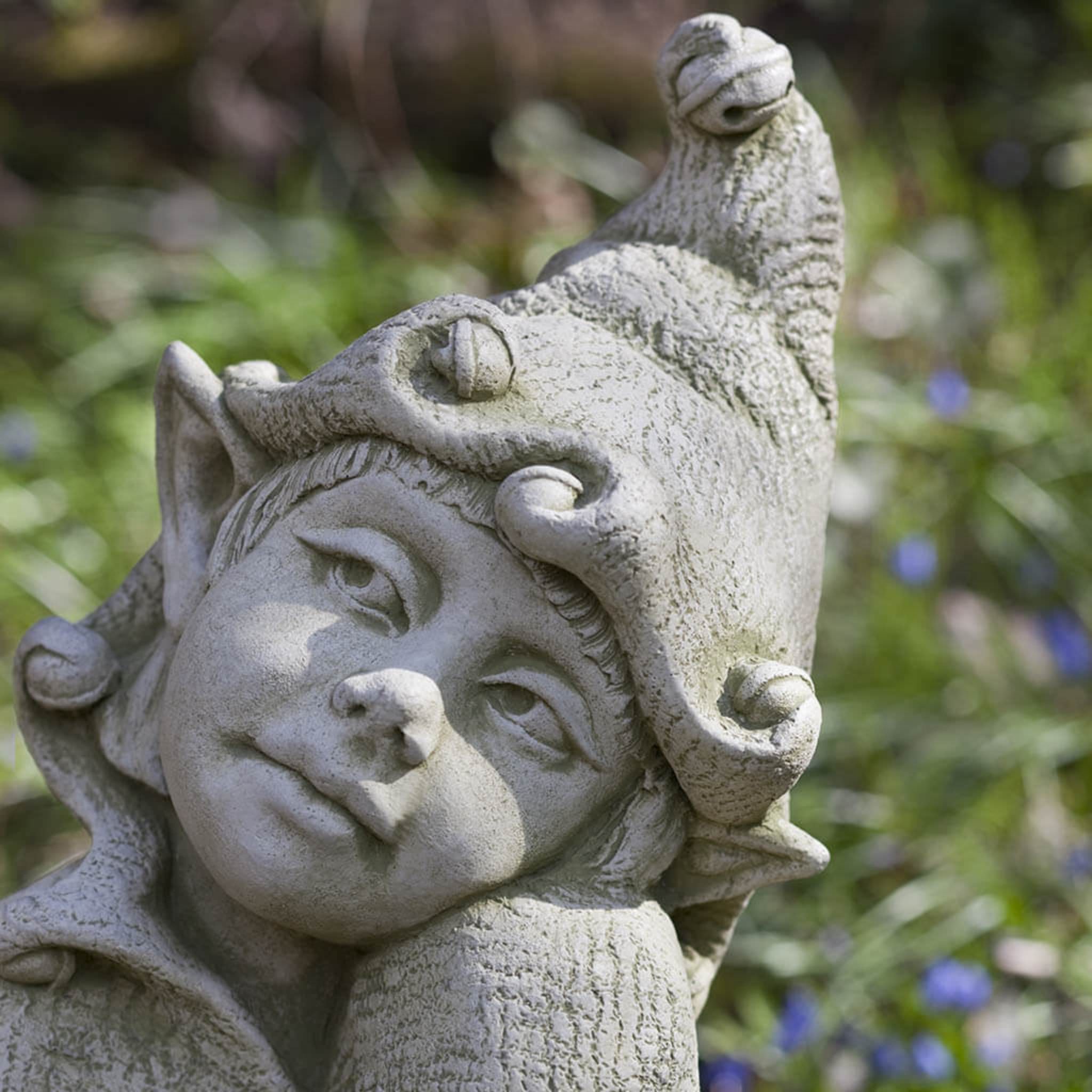 Jenny The Garden Elf Concrete Statue - Campania #S341