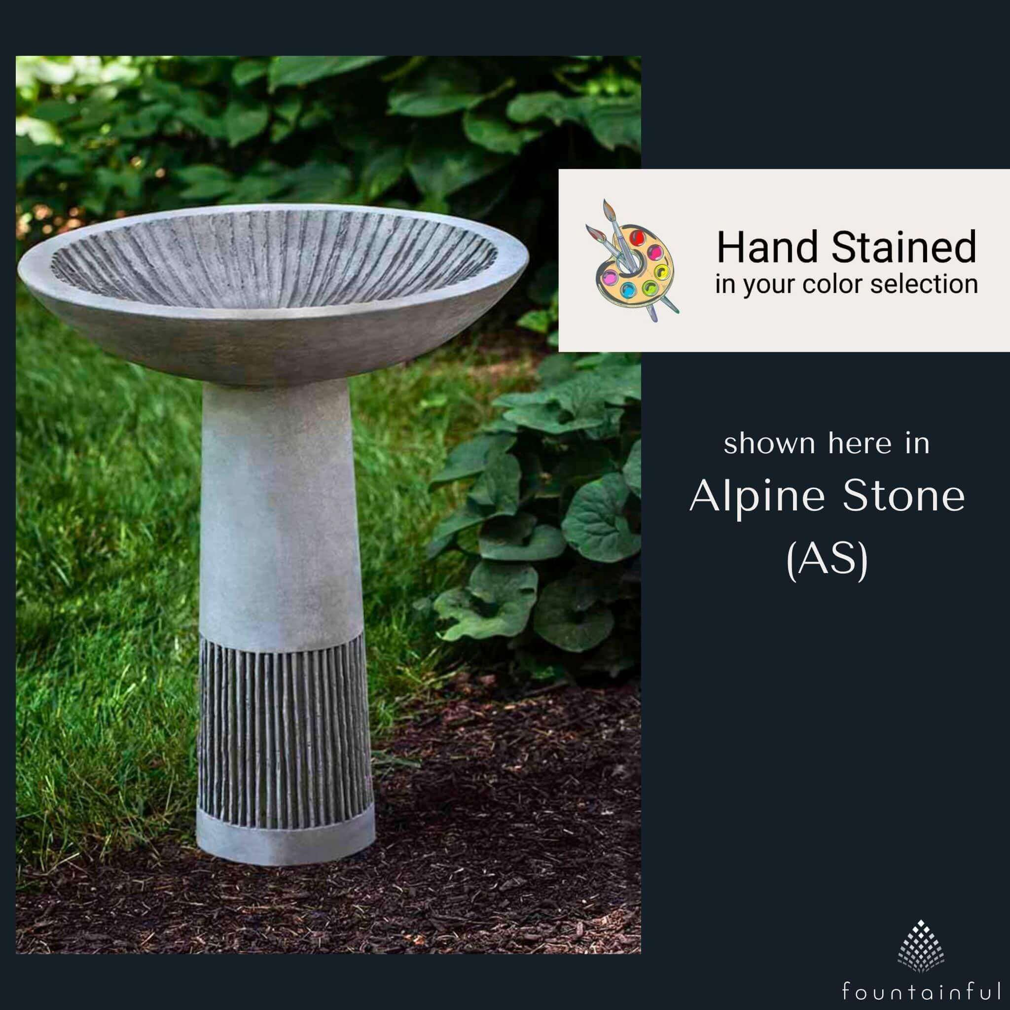 Campania International Equinox Bird Bath