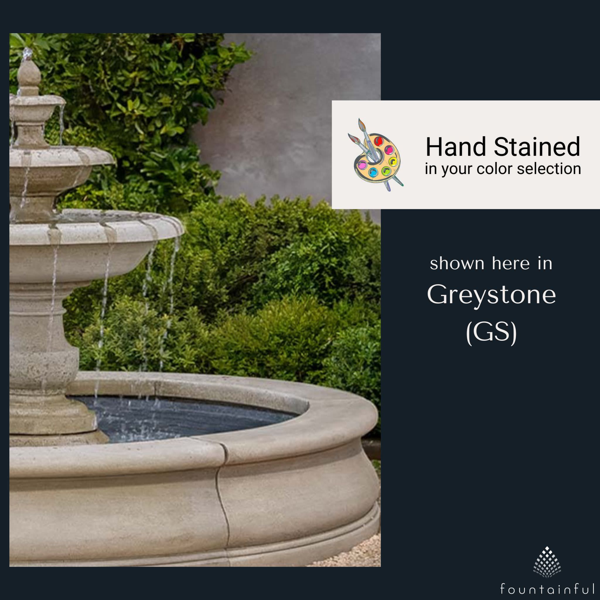 Alessia 3-Tier Fountain in Basin - Campania #FT443