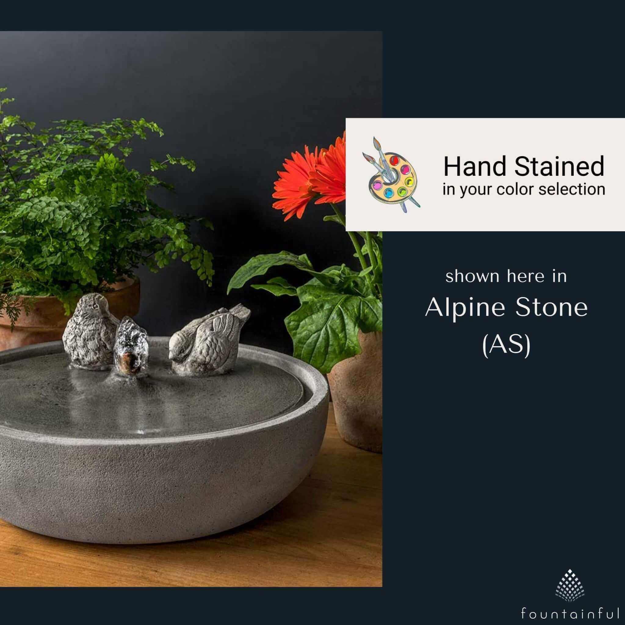 Songbird Concrete Fountain - Thumbnail 2