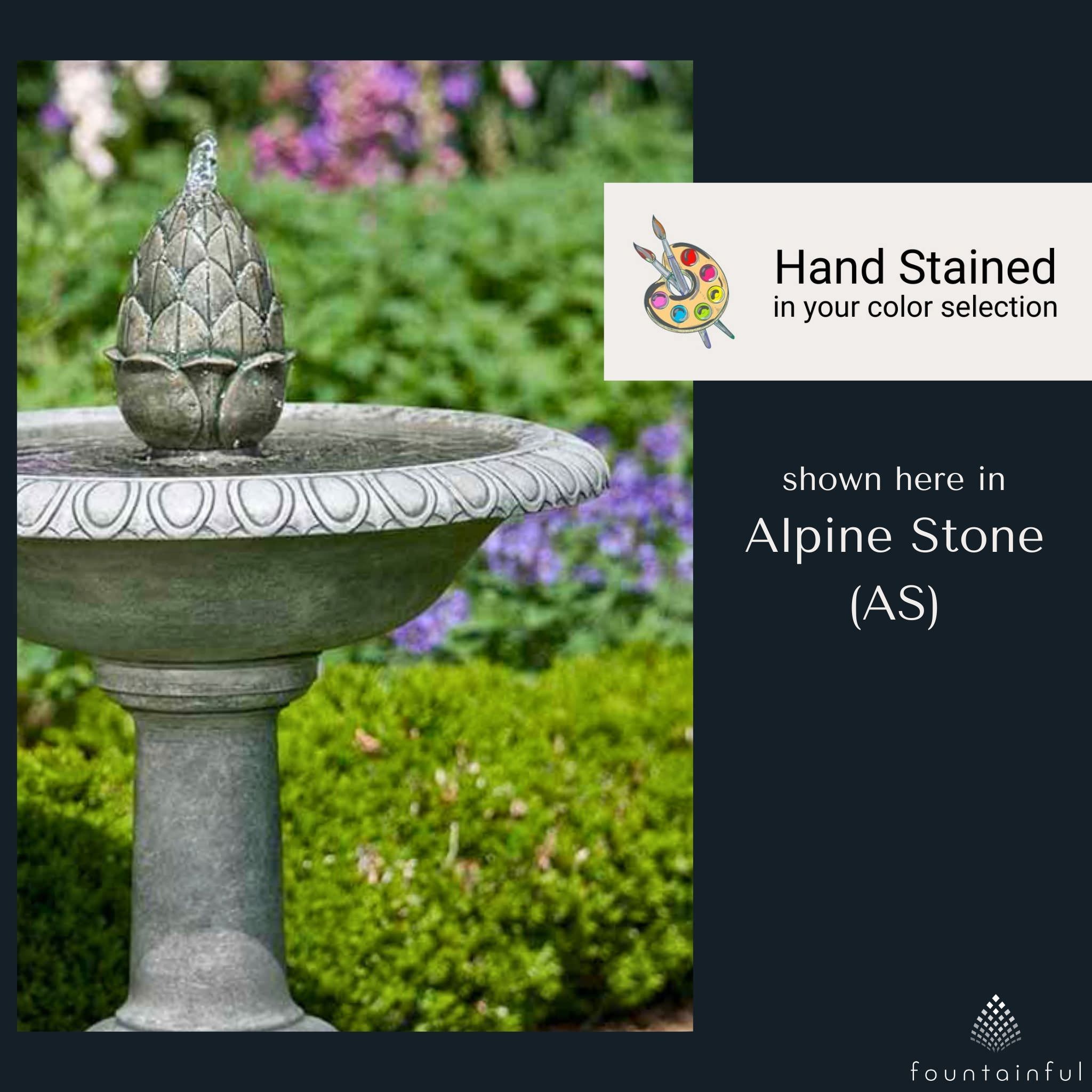 Williamsburg Pineapple Concrete Fountain - Thumbnail 4