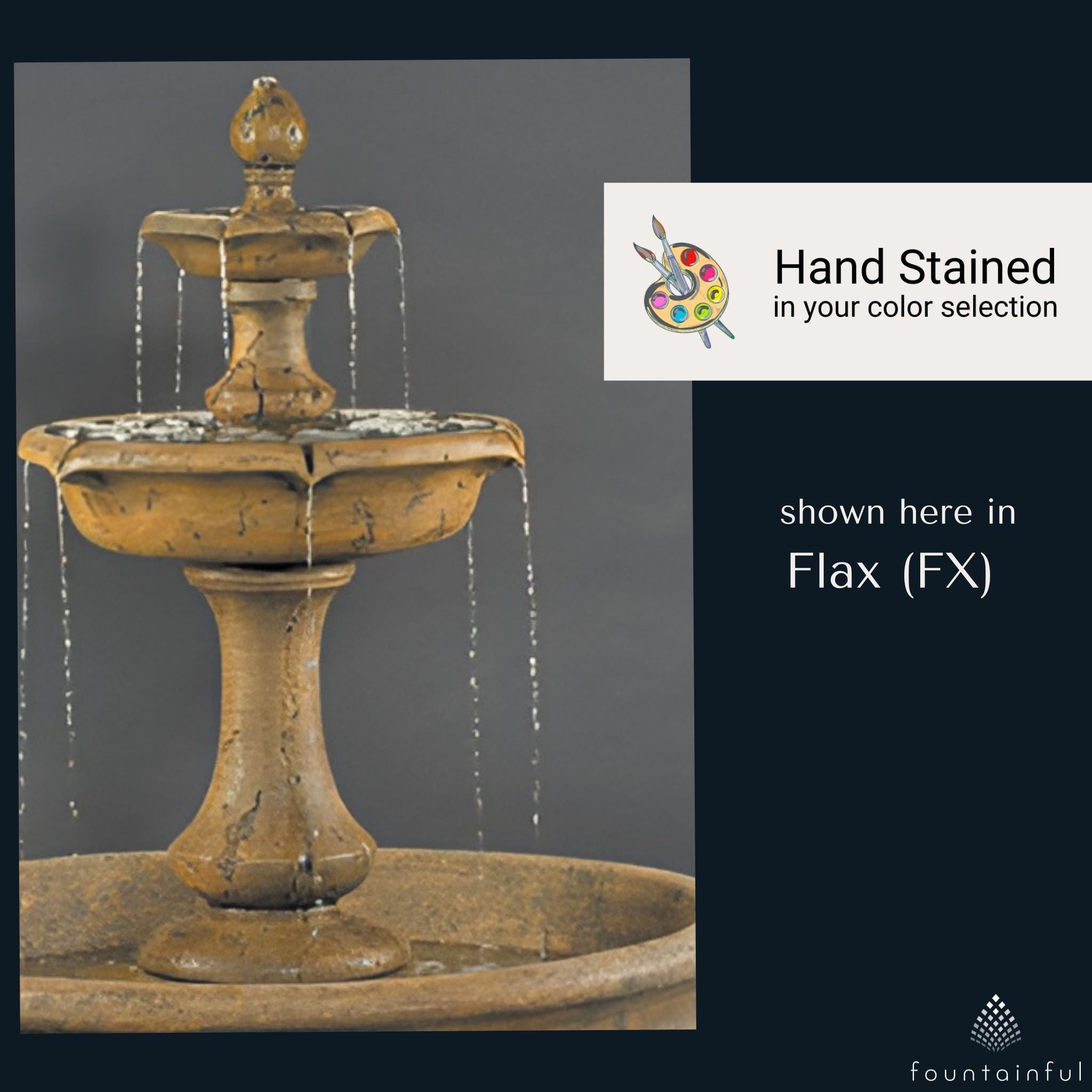 Verona 2-Tier Fountain w/55" Basin - Fiore #114FB