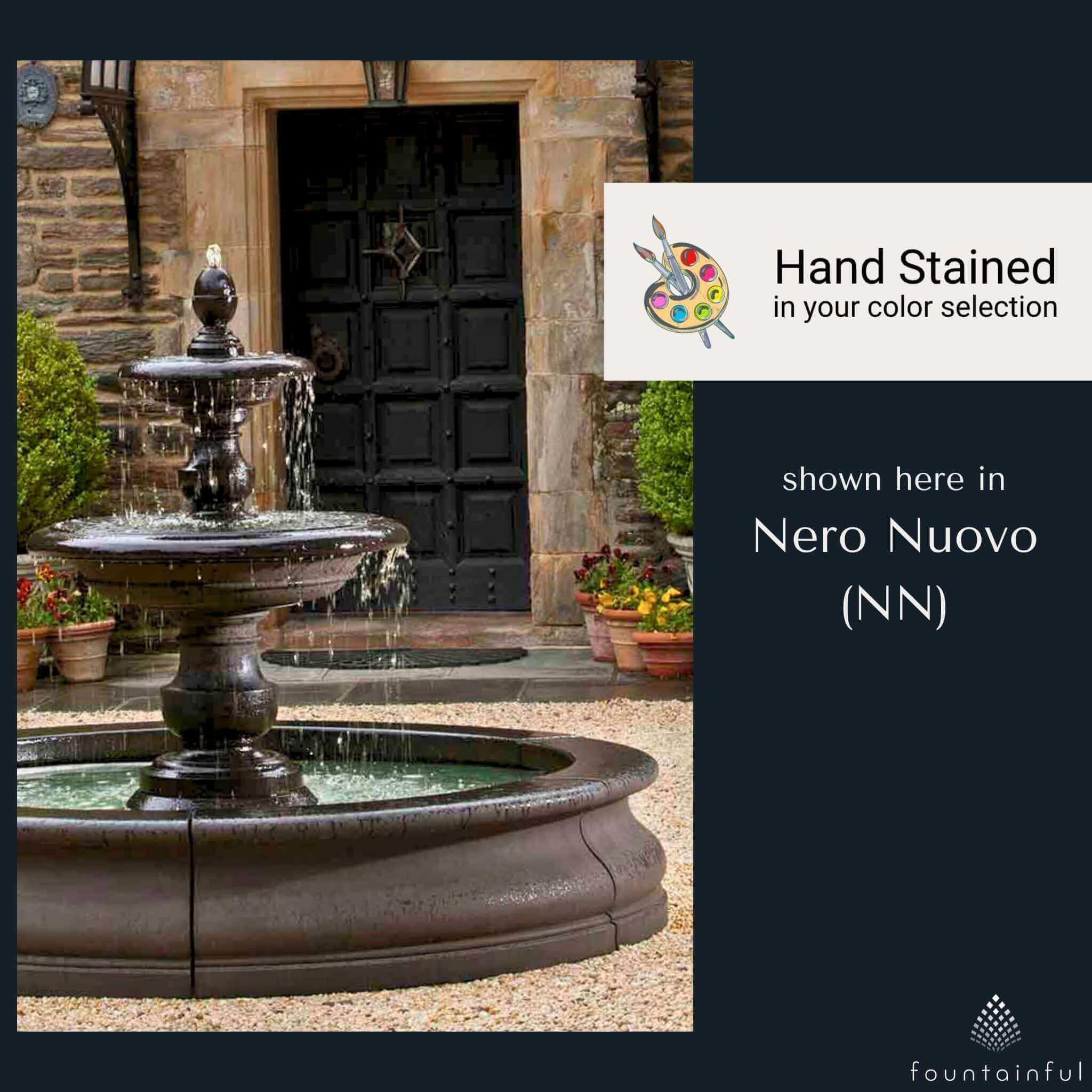 Caterina 2-Tier Fountain in Basin - Thumbnail 2