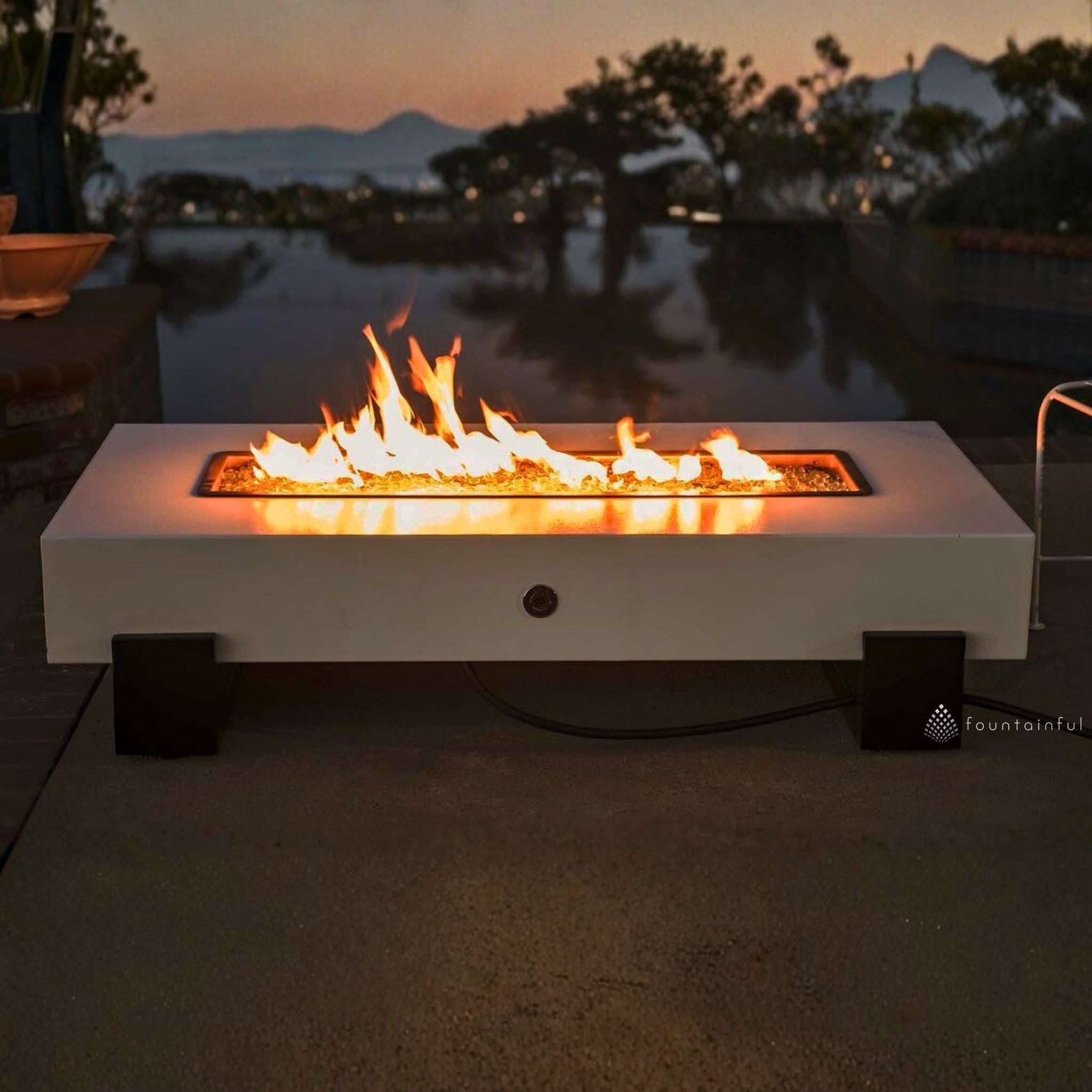 Baja Steel Gas Fire Pit - Outdoor Plus
