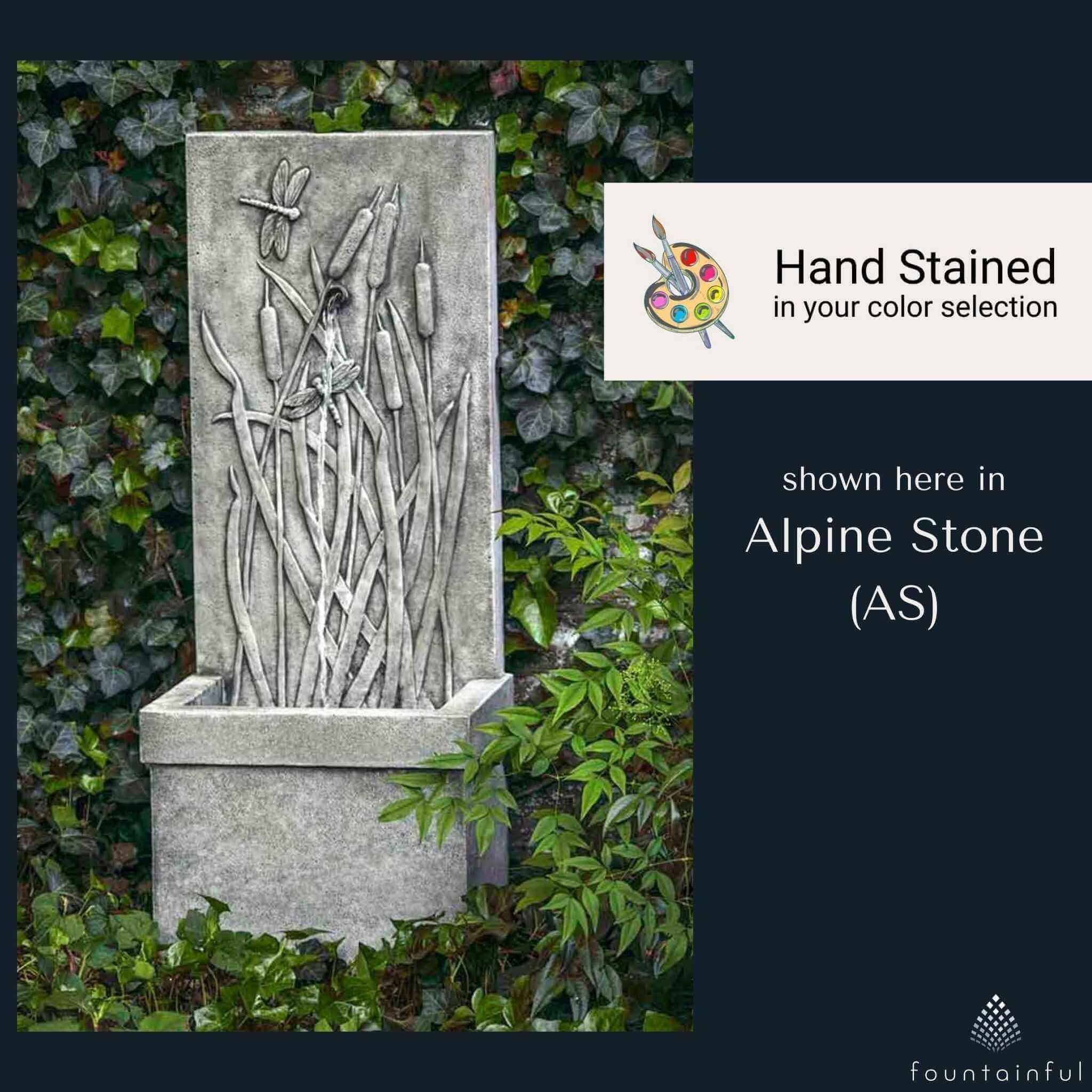 Campania International Dragonfly Wall Fountain - Thumbnail 3