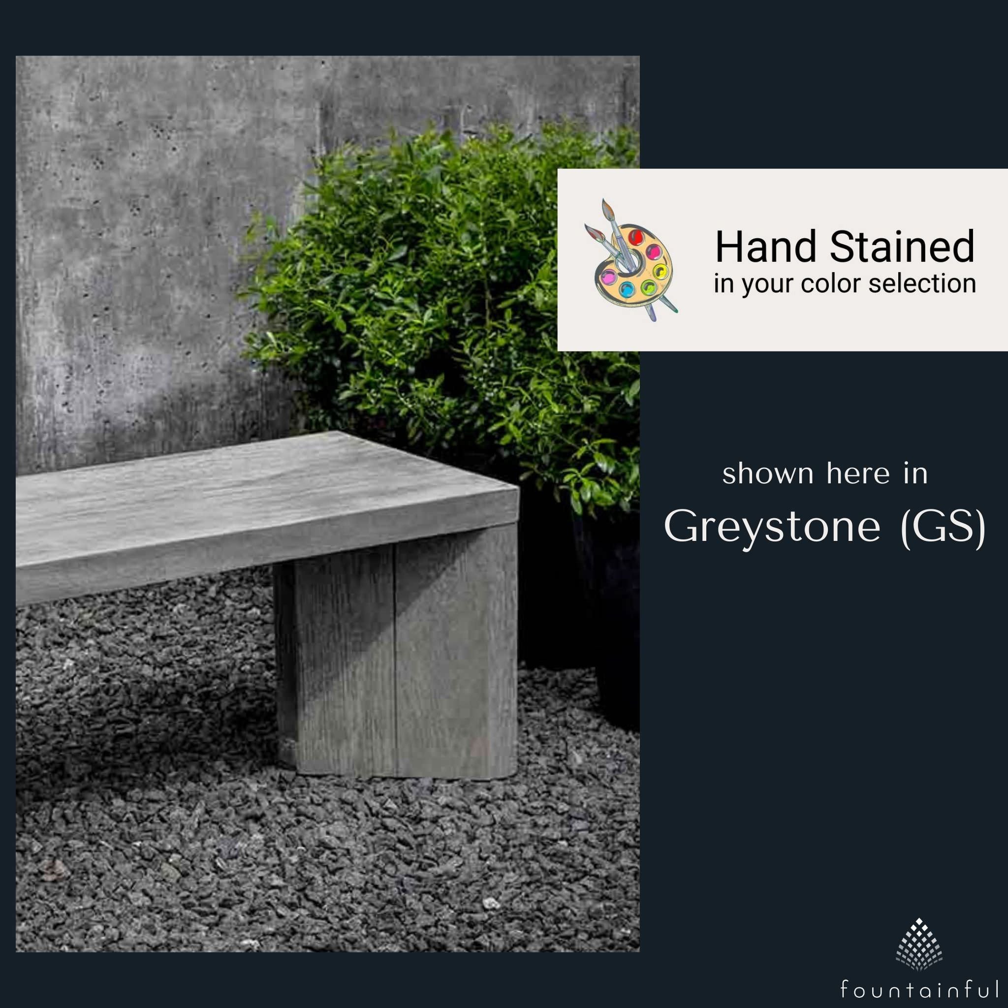 Chênes Brut Concrete Garden Bench - Campania #BE134