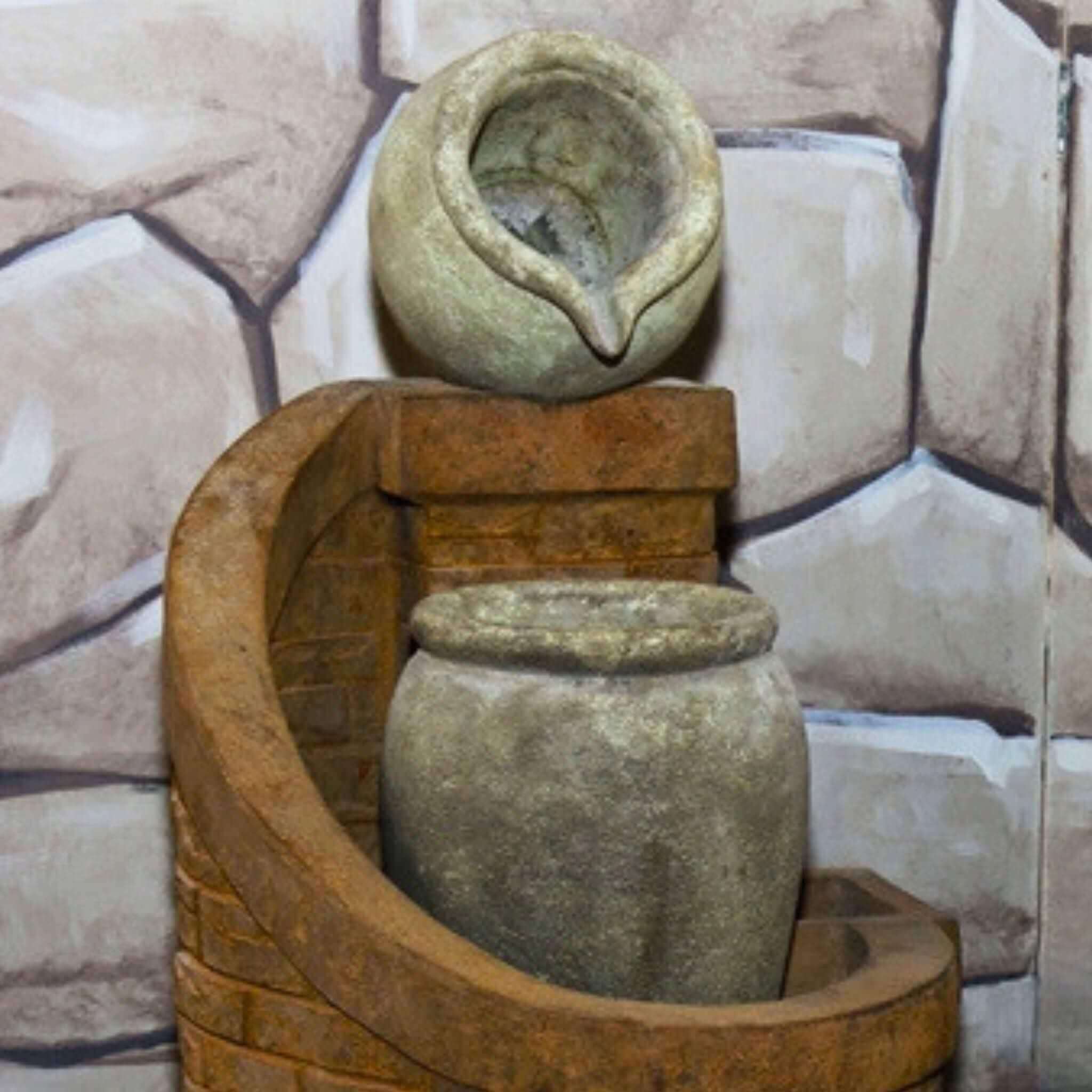 Jug Concrete Fountain - Giannini #1654