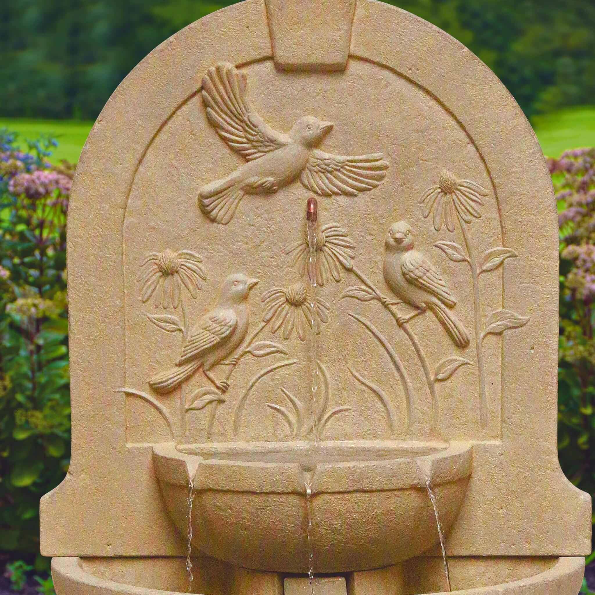Laveen Arch Bird Concrete Wall Fountain