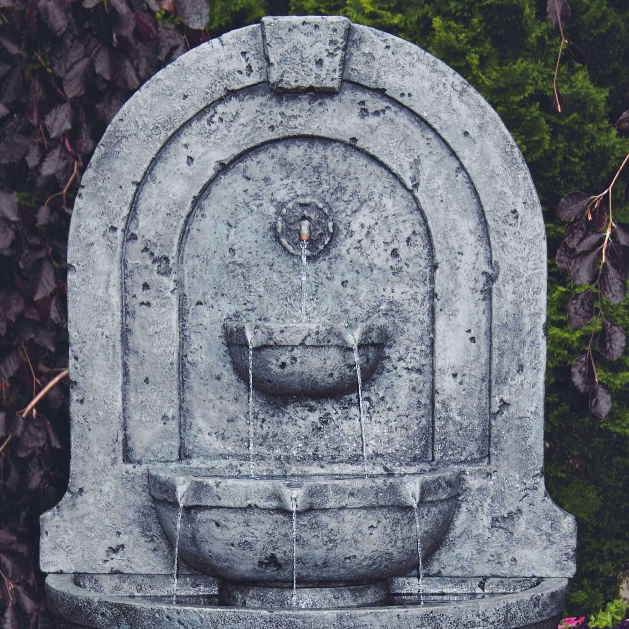 Laveen Arch Bird Concrete Wall Fountain - Thumbnail 4