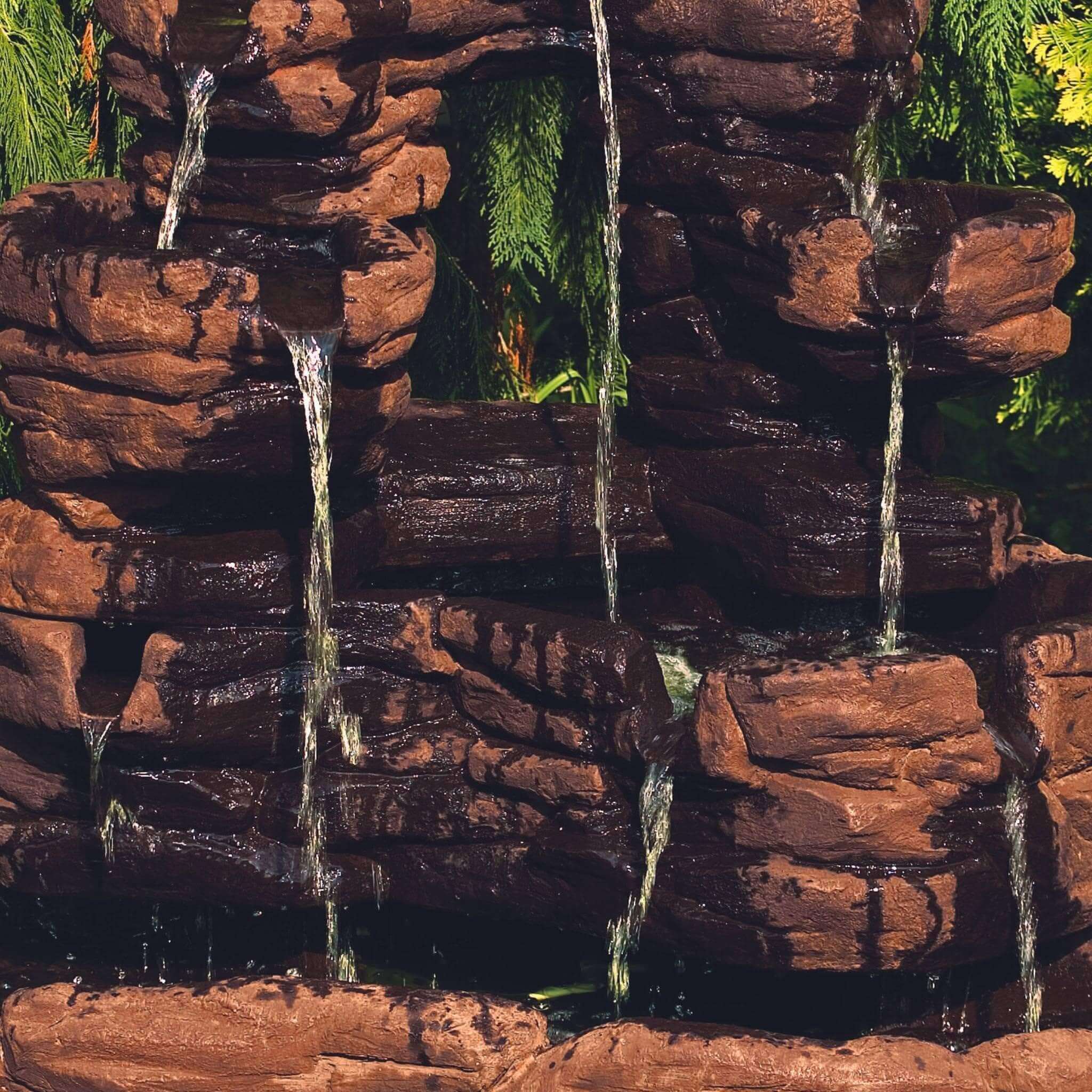Santa Fe Concrete Fountain