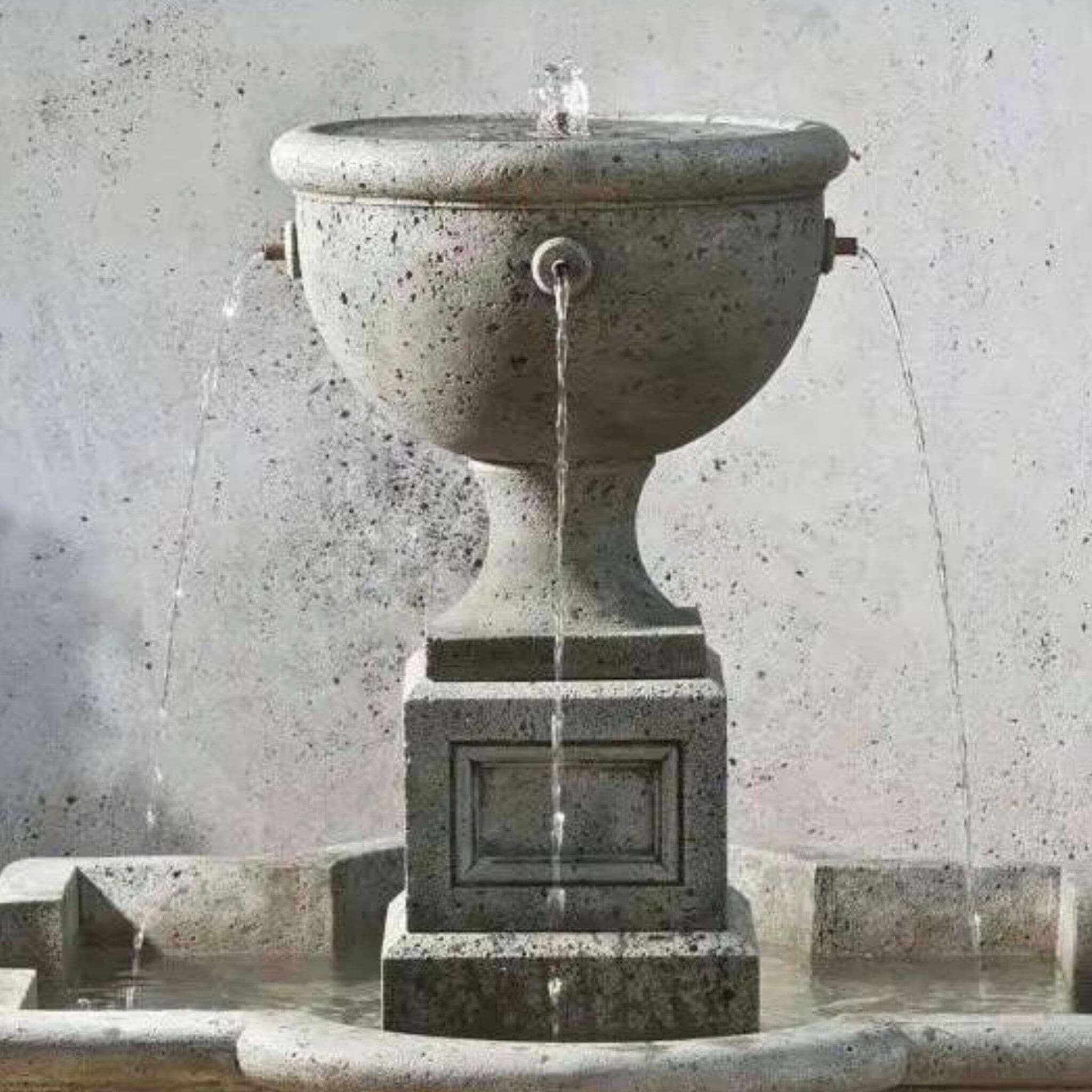 Navonna Concrete Urn Fountain - Campania #FT197
