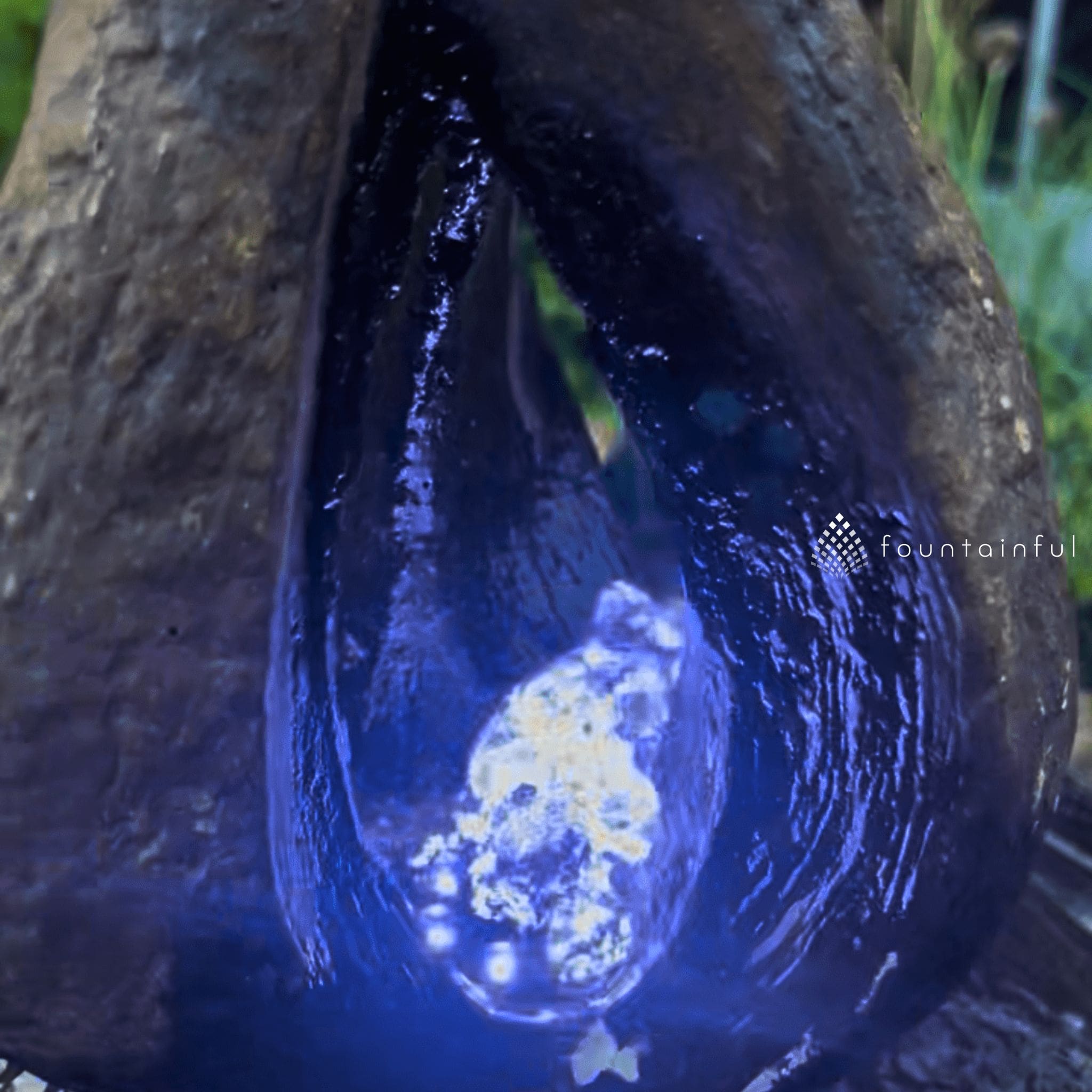 Garden Glow Concrete Fountainette w/Lights - Massarellis #3987