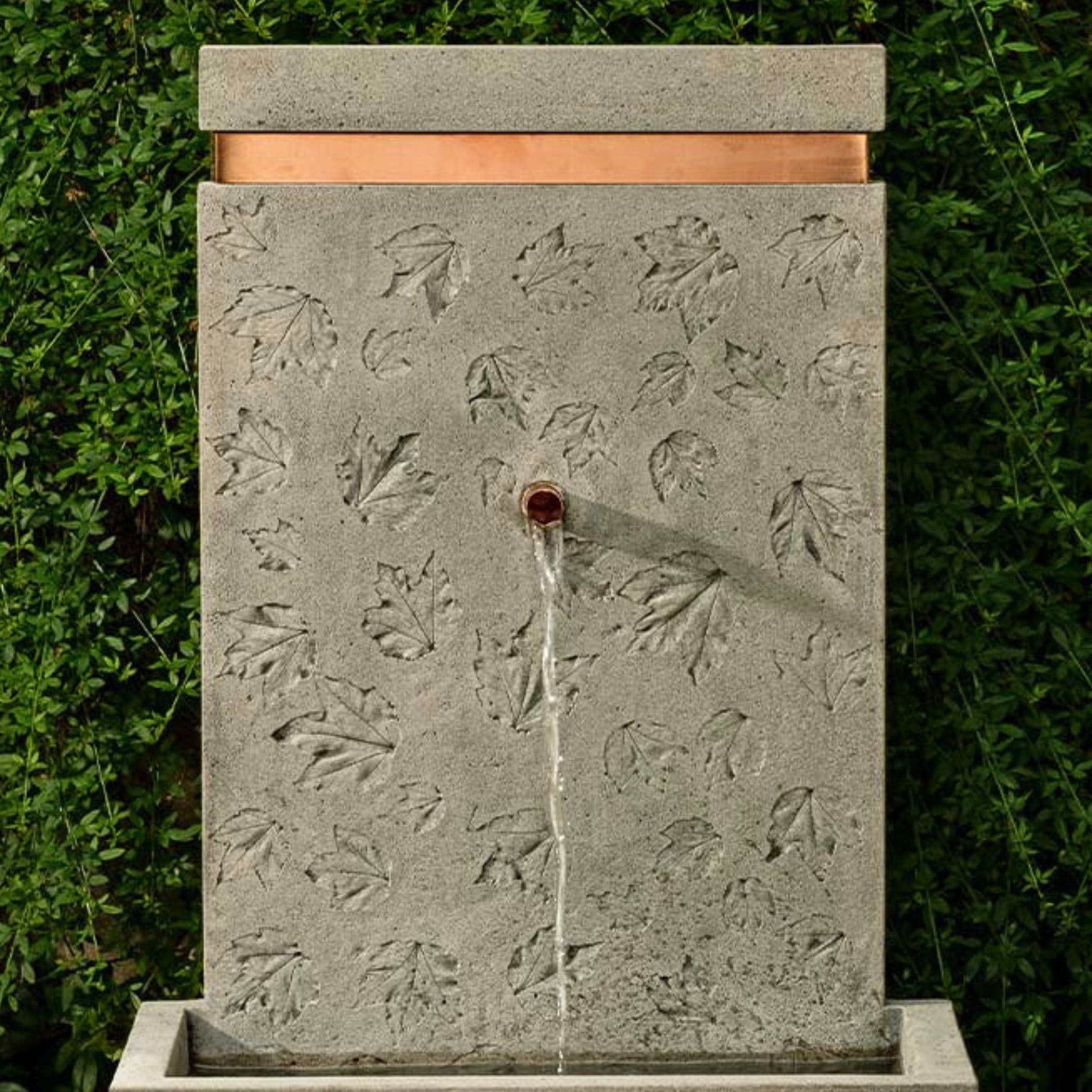 Autumn Sonata Concrete Wall Fountain - Campania #FT457