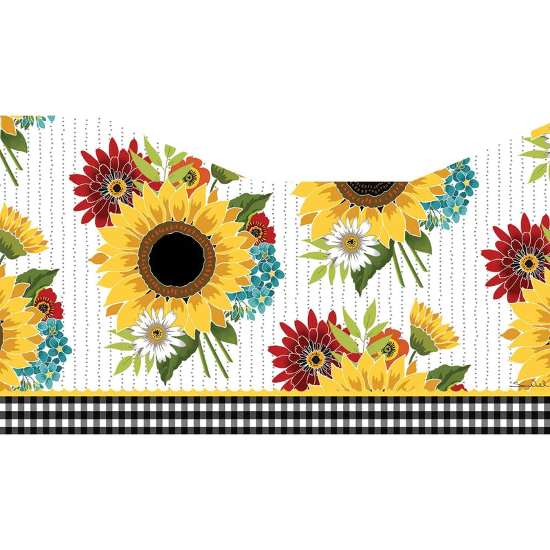 "Sunflower Checks" Birdhouse - Ground/Hangable | Studio M