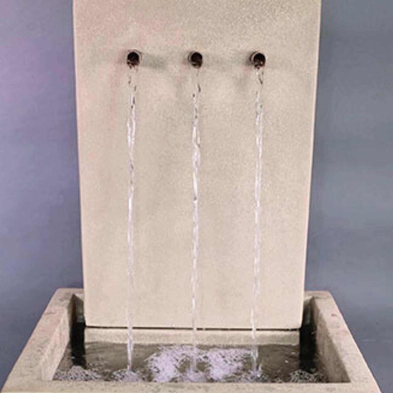 Tribus Patio Concrete Wall Fountain - Giannini