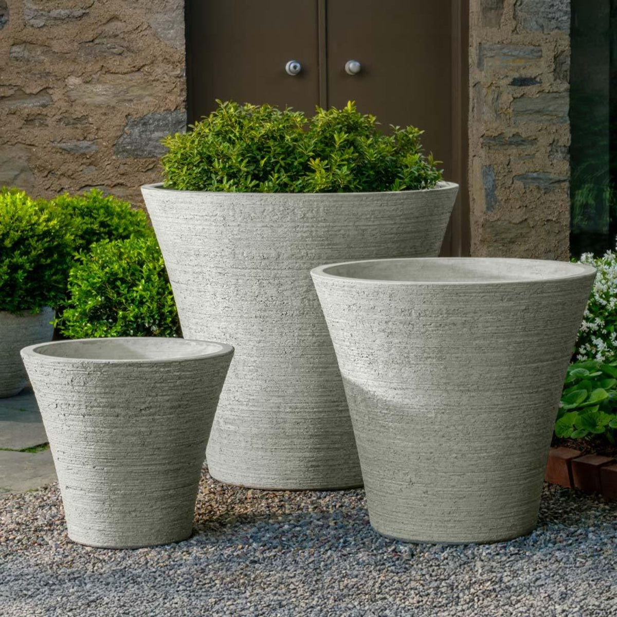 Verve Modern Concrete Planters - Campania