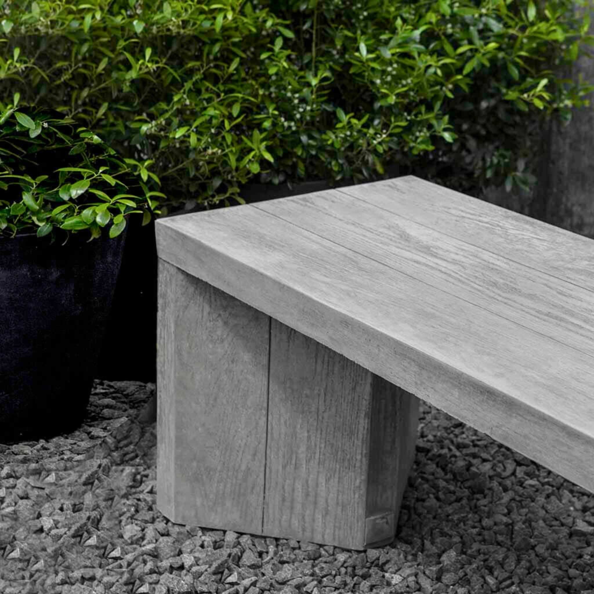 Chênes Brut Concrete Garden Bench - Campania #BE134