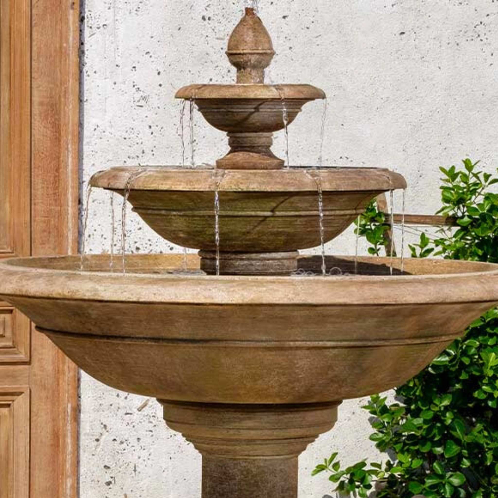 Savannah 3-Tier Concrete Fountain - Campania #FT388